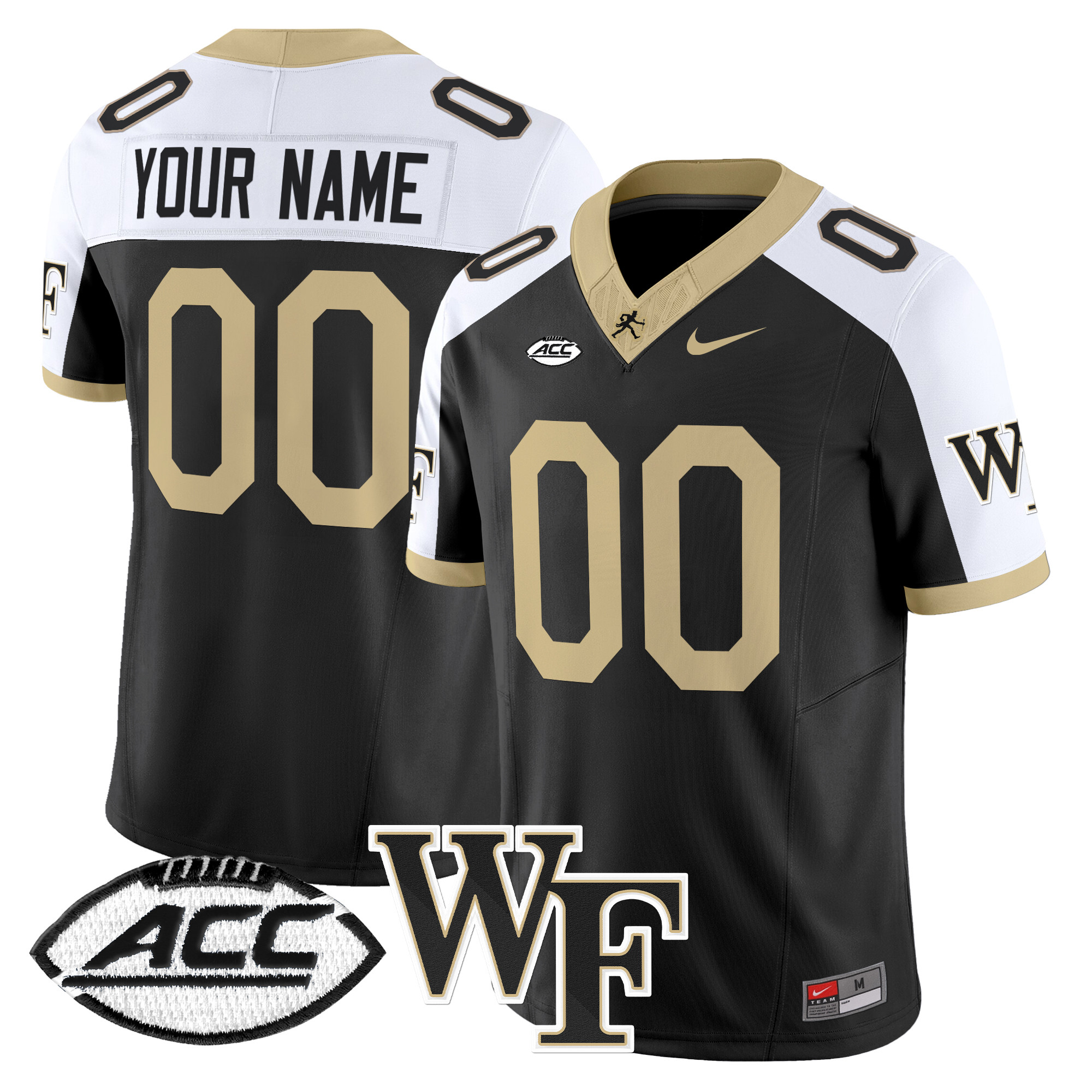 Wake Forest Demon Deacons 2024 Vapor Limited Custom Jersey – All stitched