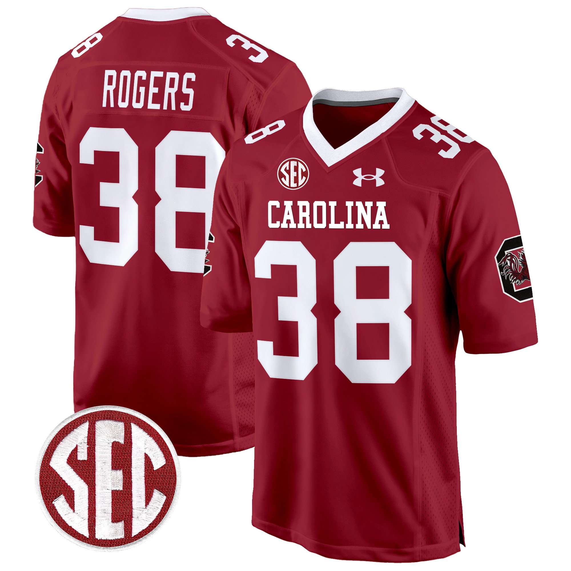 Men’s South Carolina Gamecocks 1980 Throwback Game Jersey – All Stitched