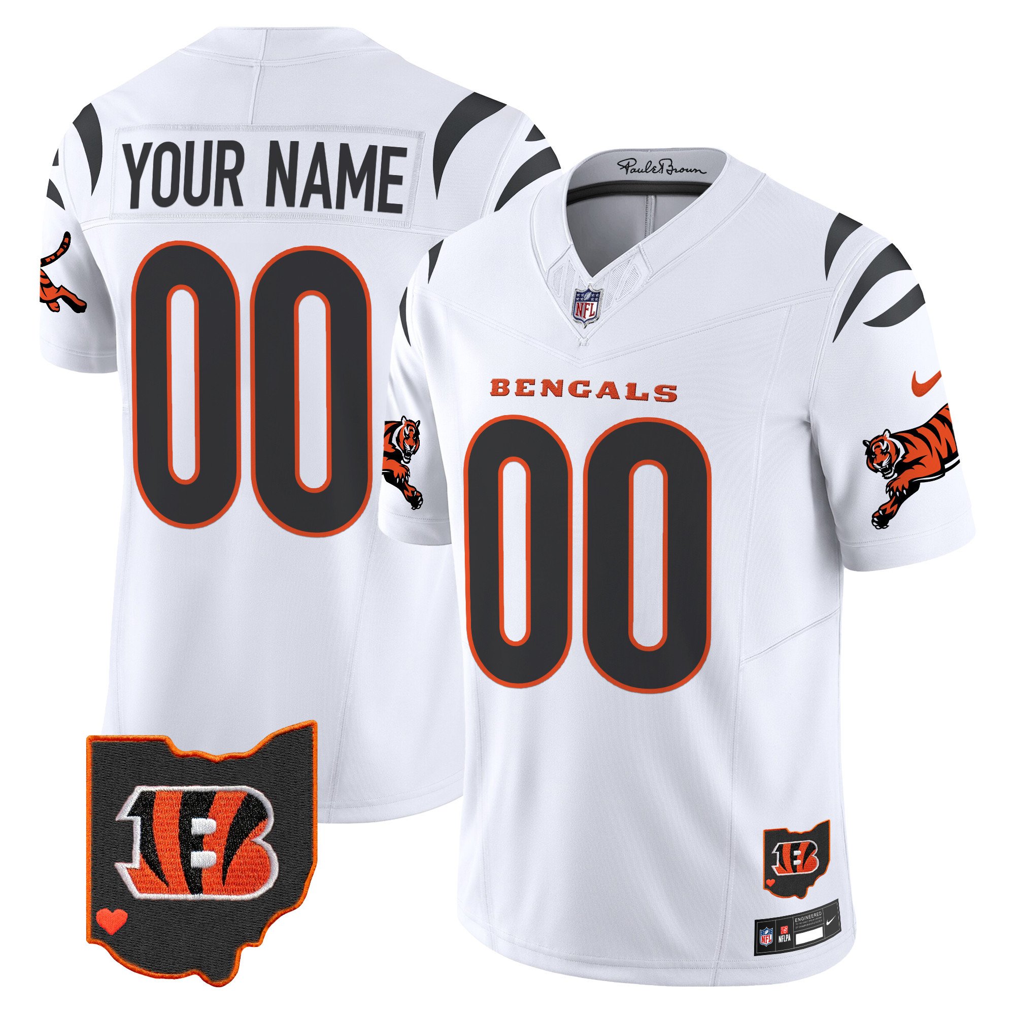 Cincinnati Bengals 2024 Vapor Limited Custom Jersey – All Stitched