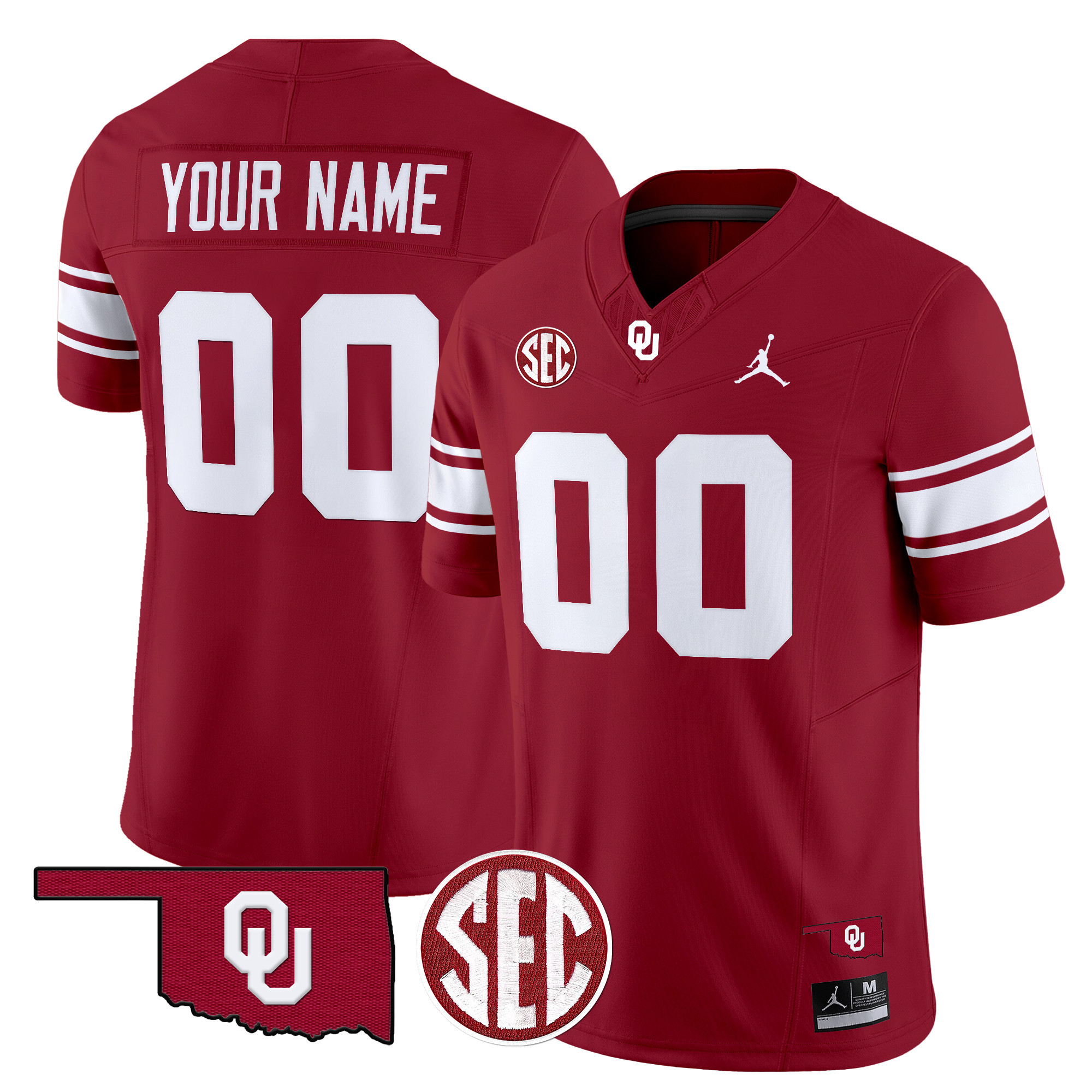 Oklahoma Sooners Throwback Vapor Limited Custom Jersey – All Stitched