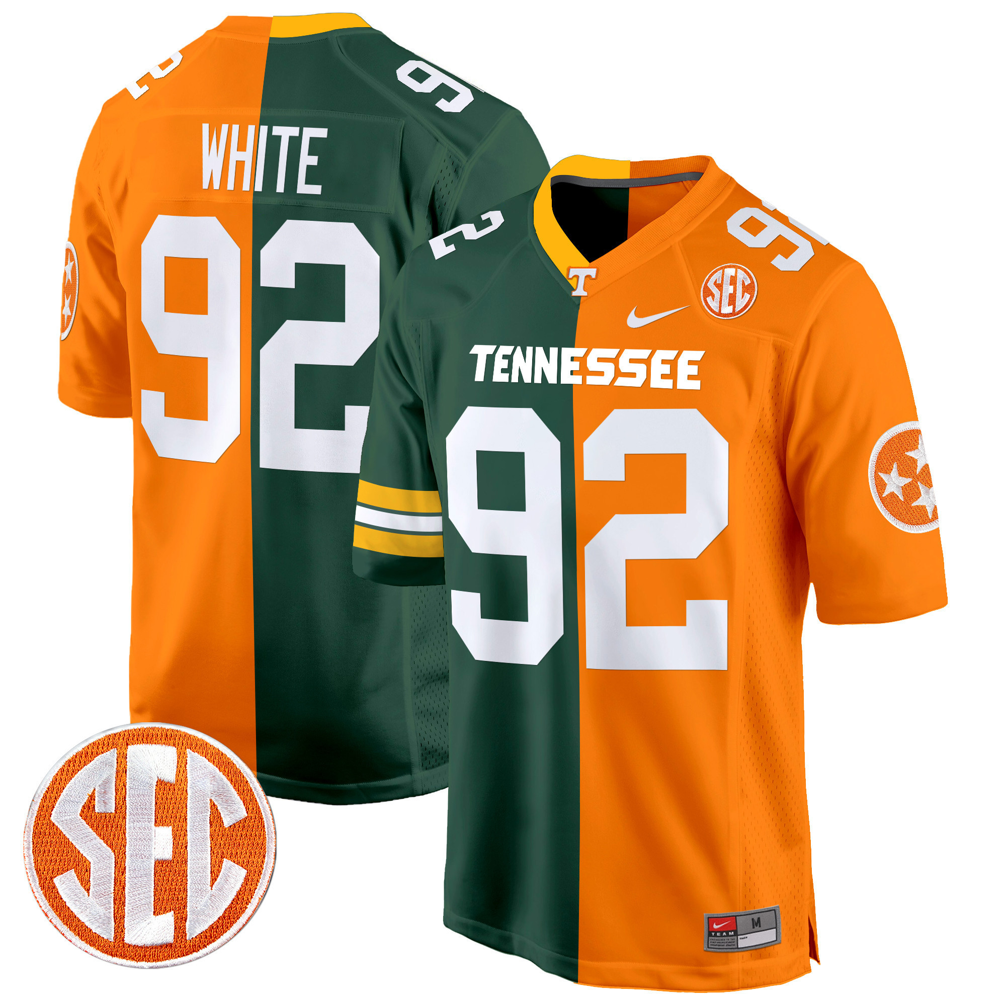 Tennessee Volunteers Split Game Jersey – All Stitched