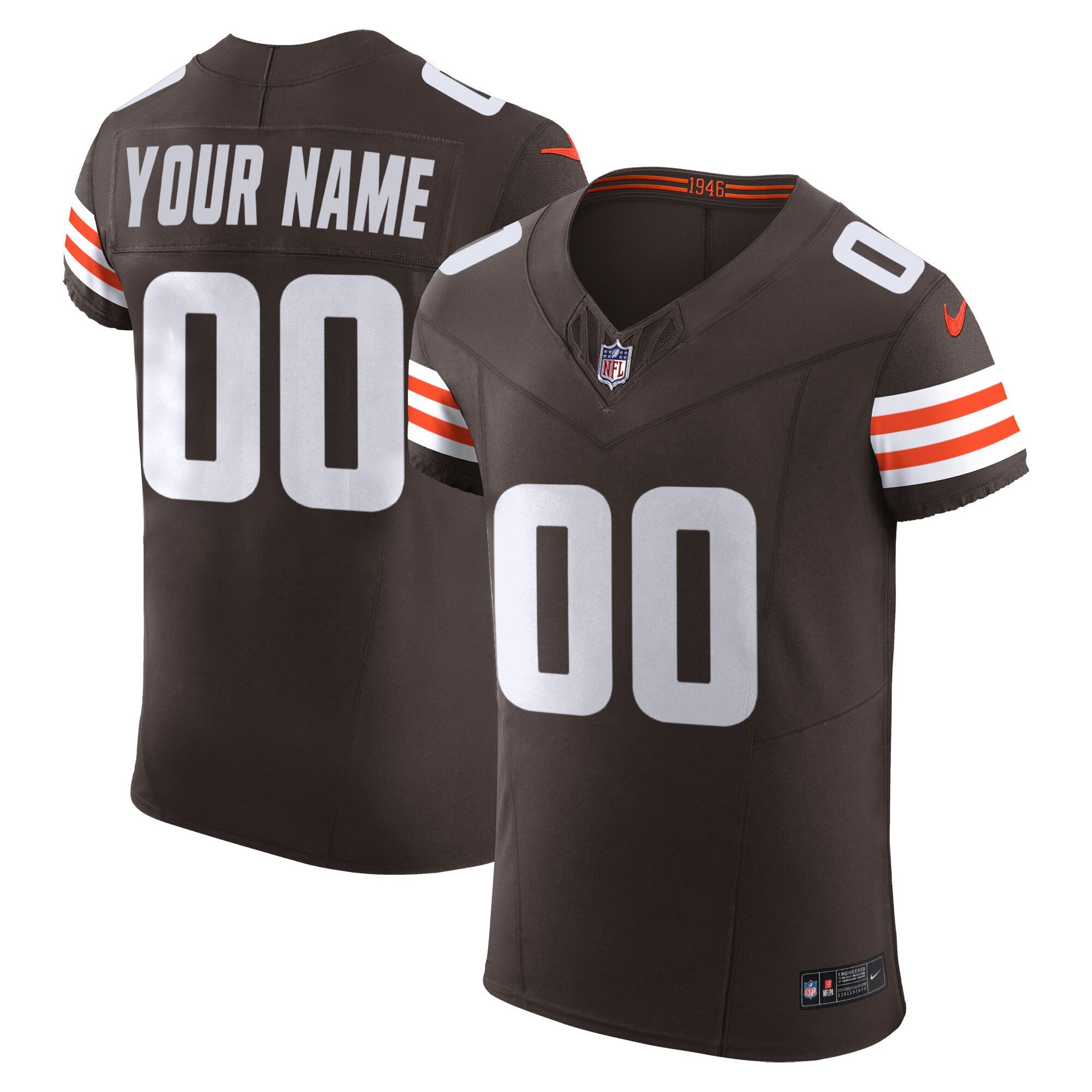 Cleveland Browns Vapor Elite Custom Jersey – All Stitched