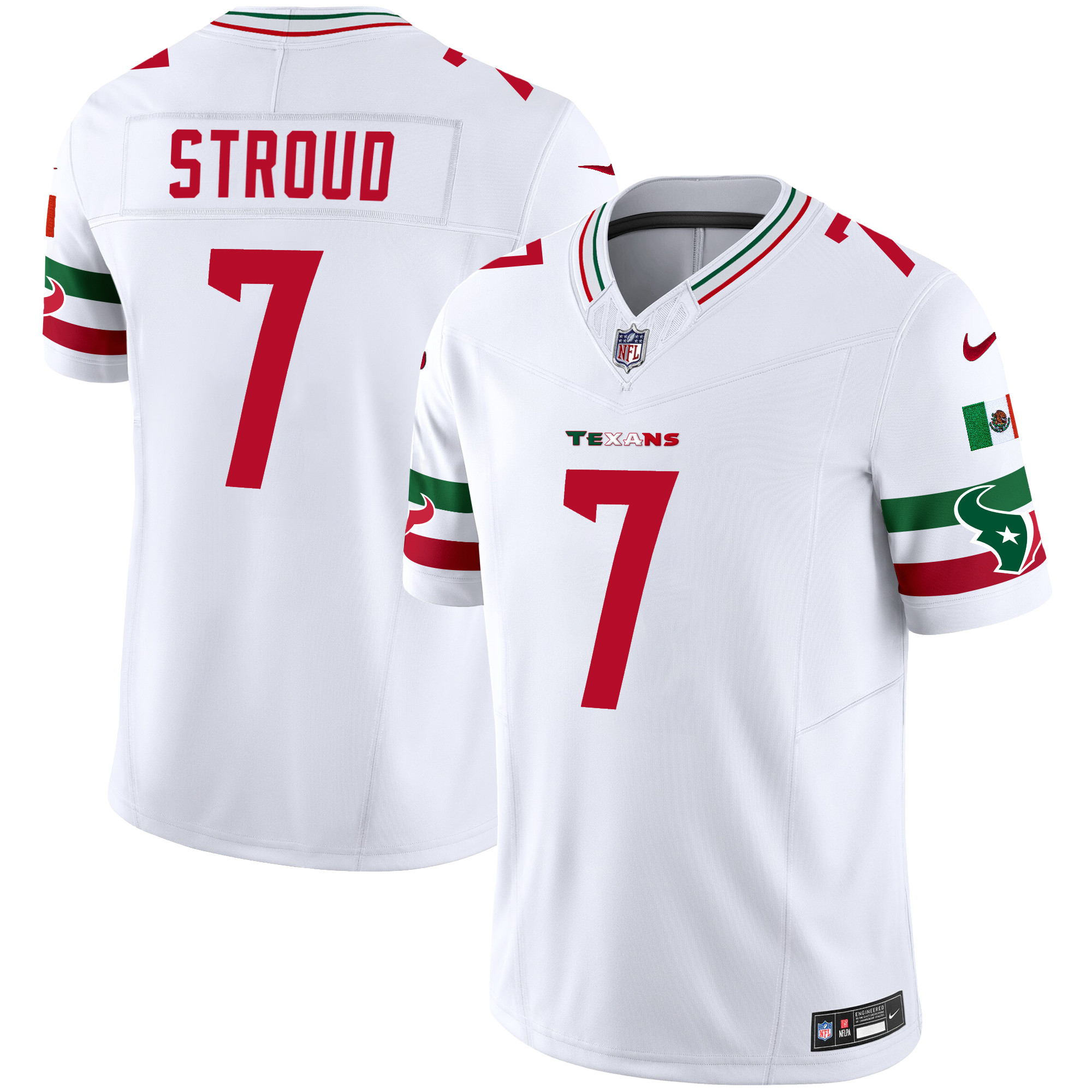 Men’s Houston Texans Mexico Vapor Limited Jersey – All Stitched