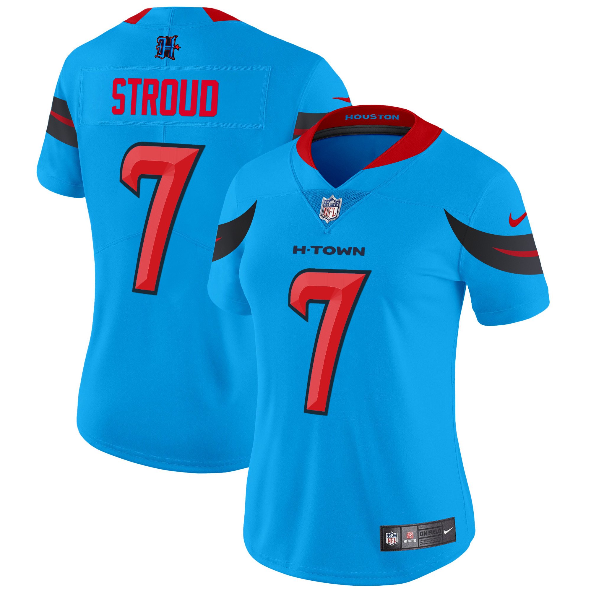 Women’s Houston Texans 2024 Vapor Limited Jersey V3 – All Stitched