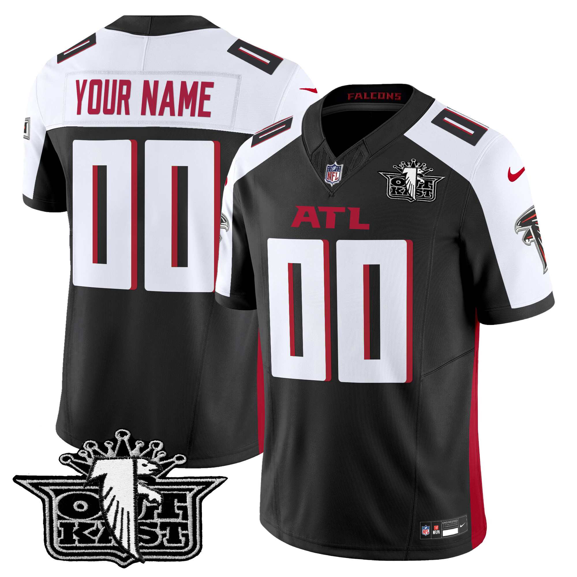 Outkast x Atlanta Falcons 2024 Vapor Limited Custom Jersey V2 – All Stitched