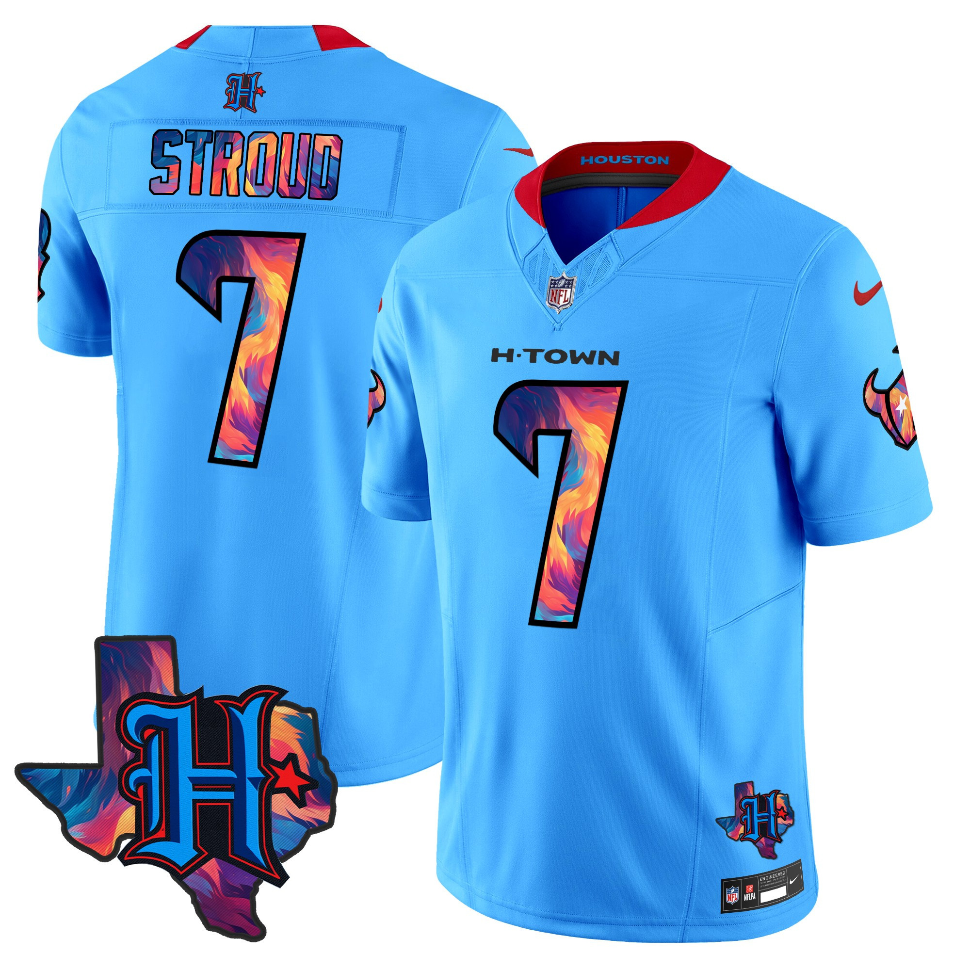 Men’s Houston Texans 2024 Special Vapor Limited Jersey – All Stitched