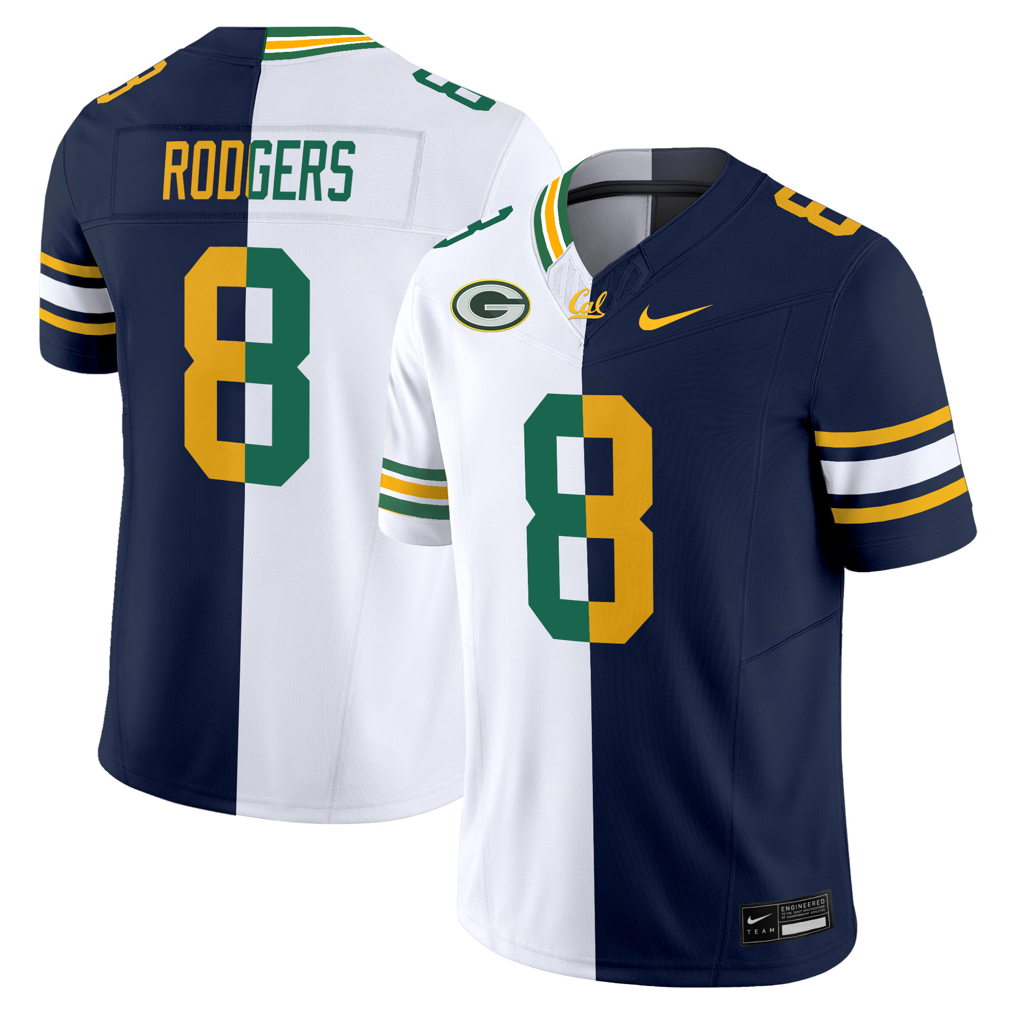 California Golden Bears Split Vapor Limited Jersey – All Stitched