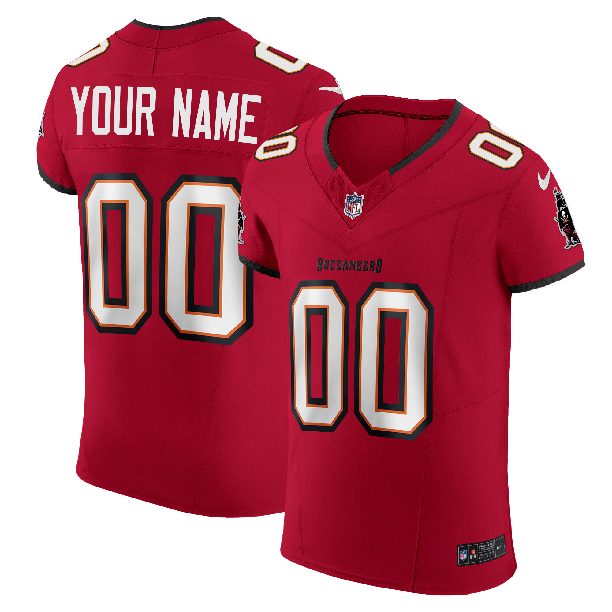 Tampa Bay Buccaneers Vapor Elite Custom Jersey – All Stitched