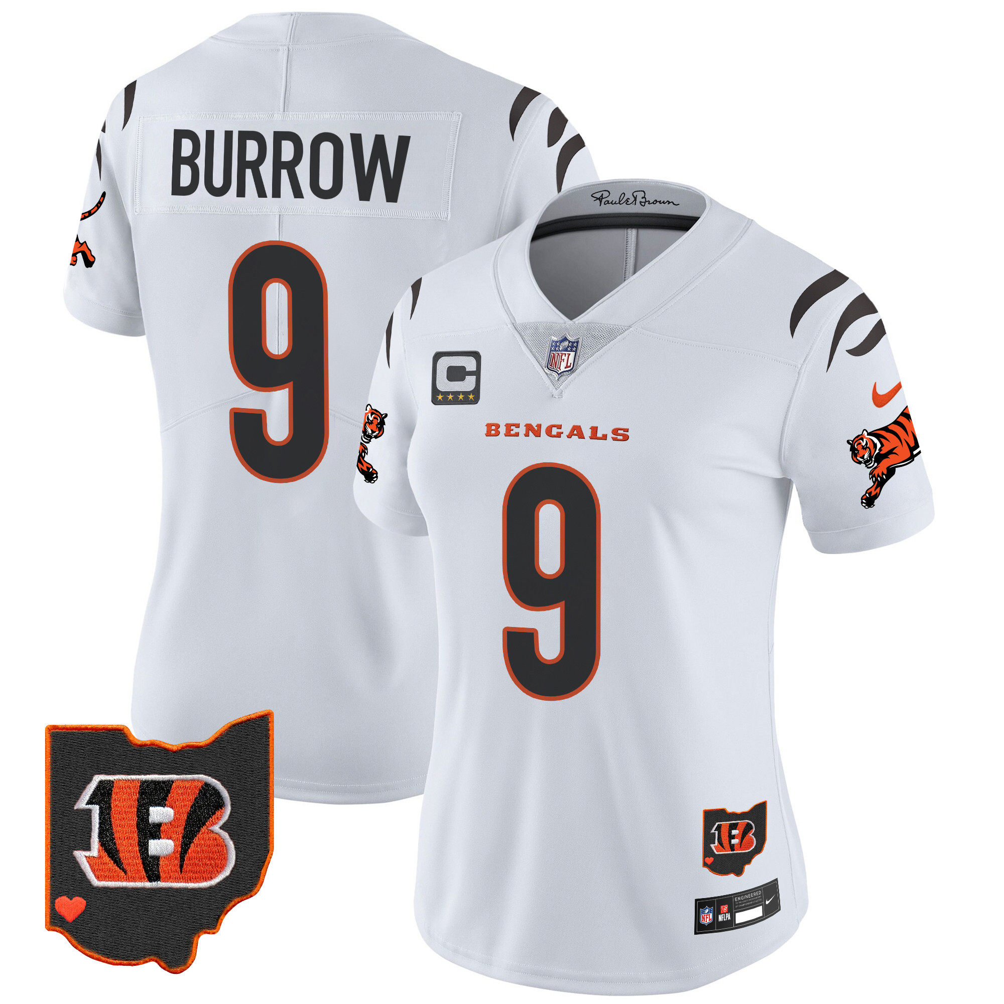 Women’s Cincinnati Bengals 2024 Vapor Limited Jersey – All Stitched