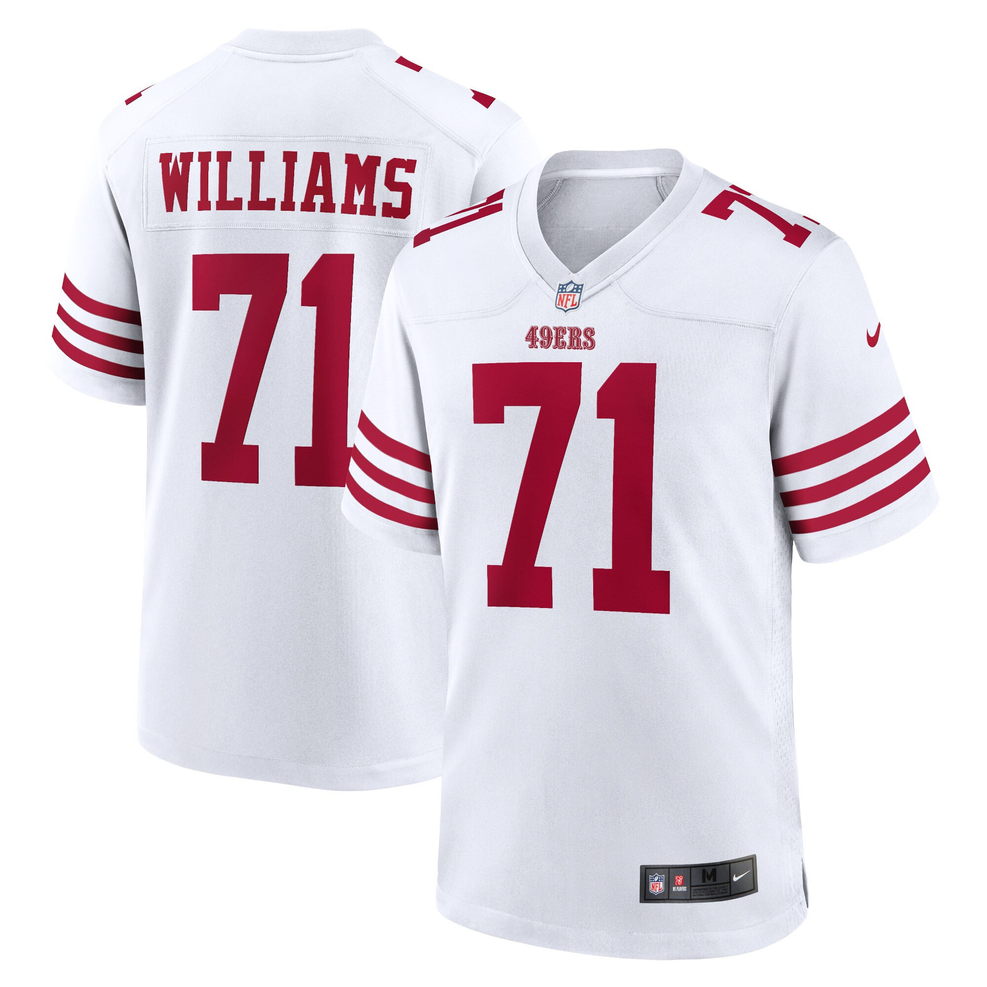 Trent Williams San Francisco 49ers White Jersey – All Stitched