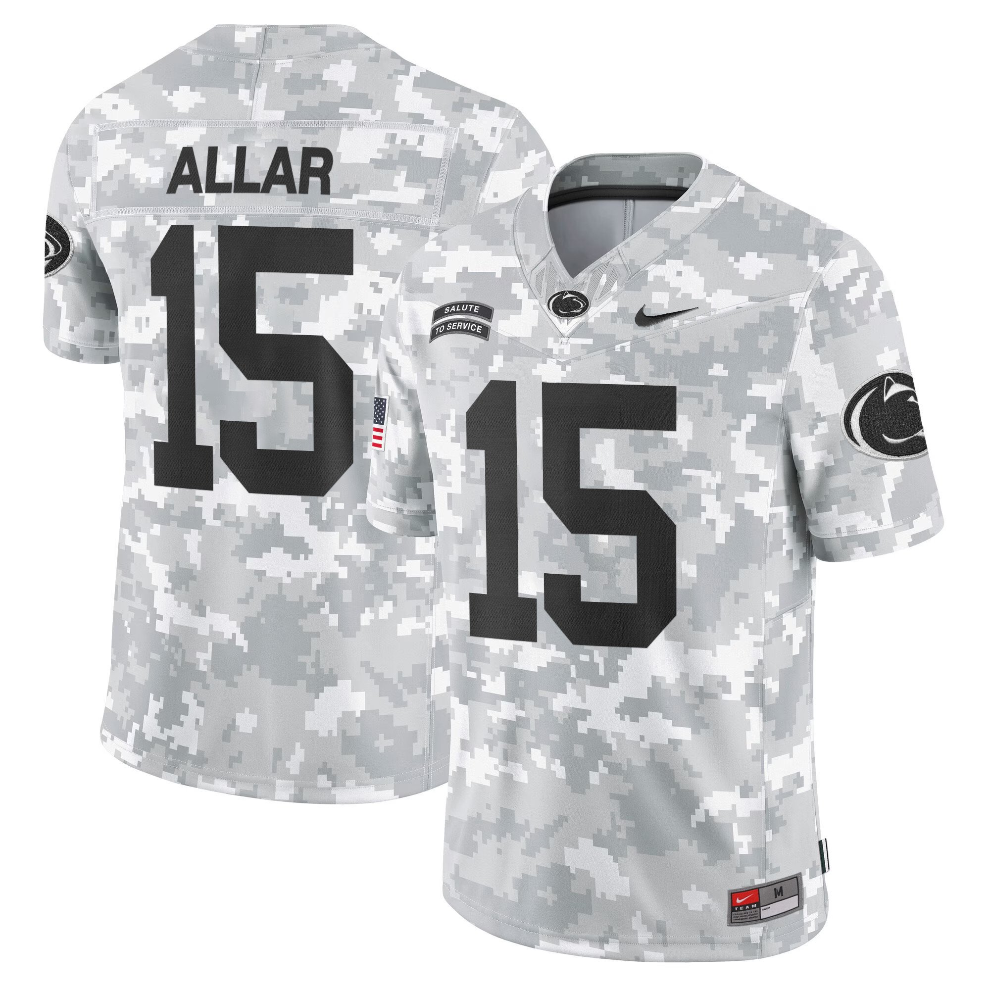 Penn State Nittany Lions 2024 Salute to Service Vapor Limited Jersey – Arctic Camo – All Stitched