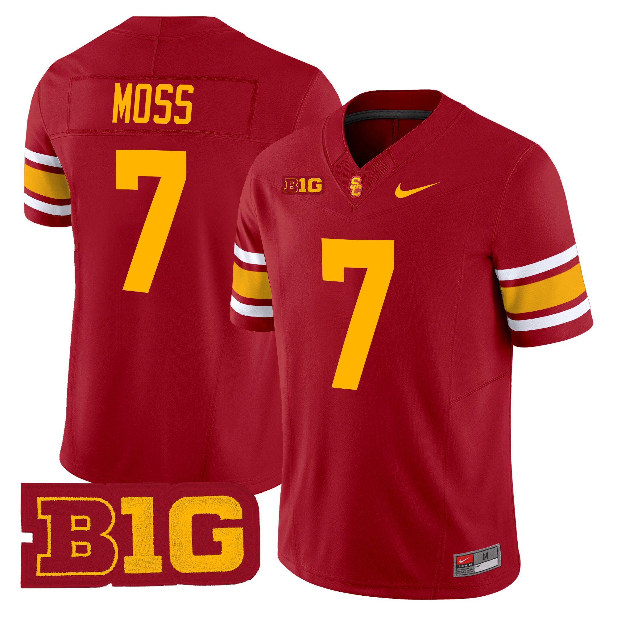 Men’s USC Trojans Throwback 2024 Vapor Limited Jersey – All Stitched