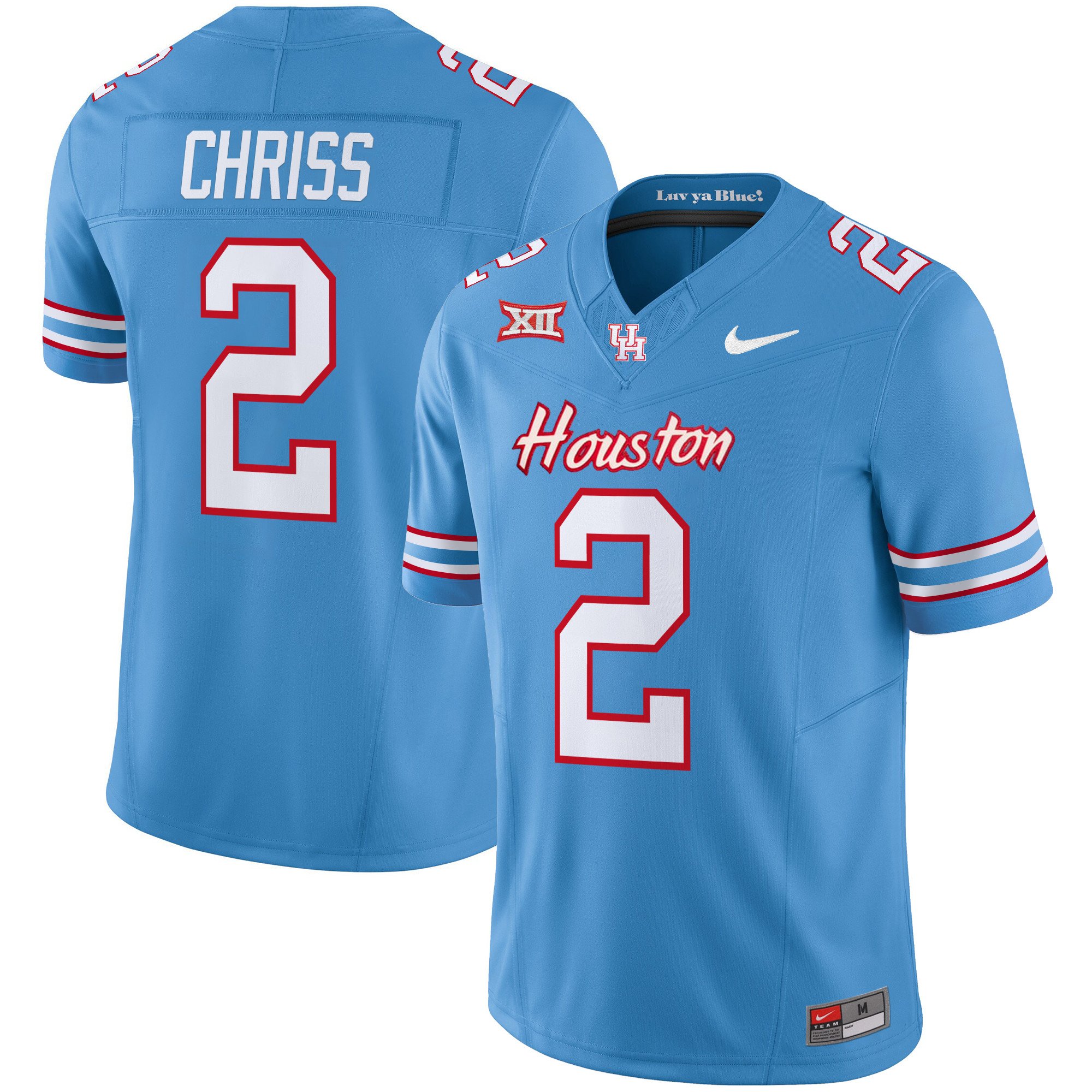 Men’s Houston Cougars 2024 Oilers Inspired Vapor Limited Jersey V2 – All Stitched