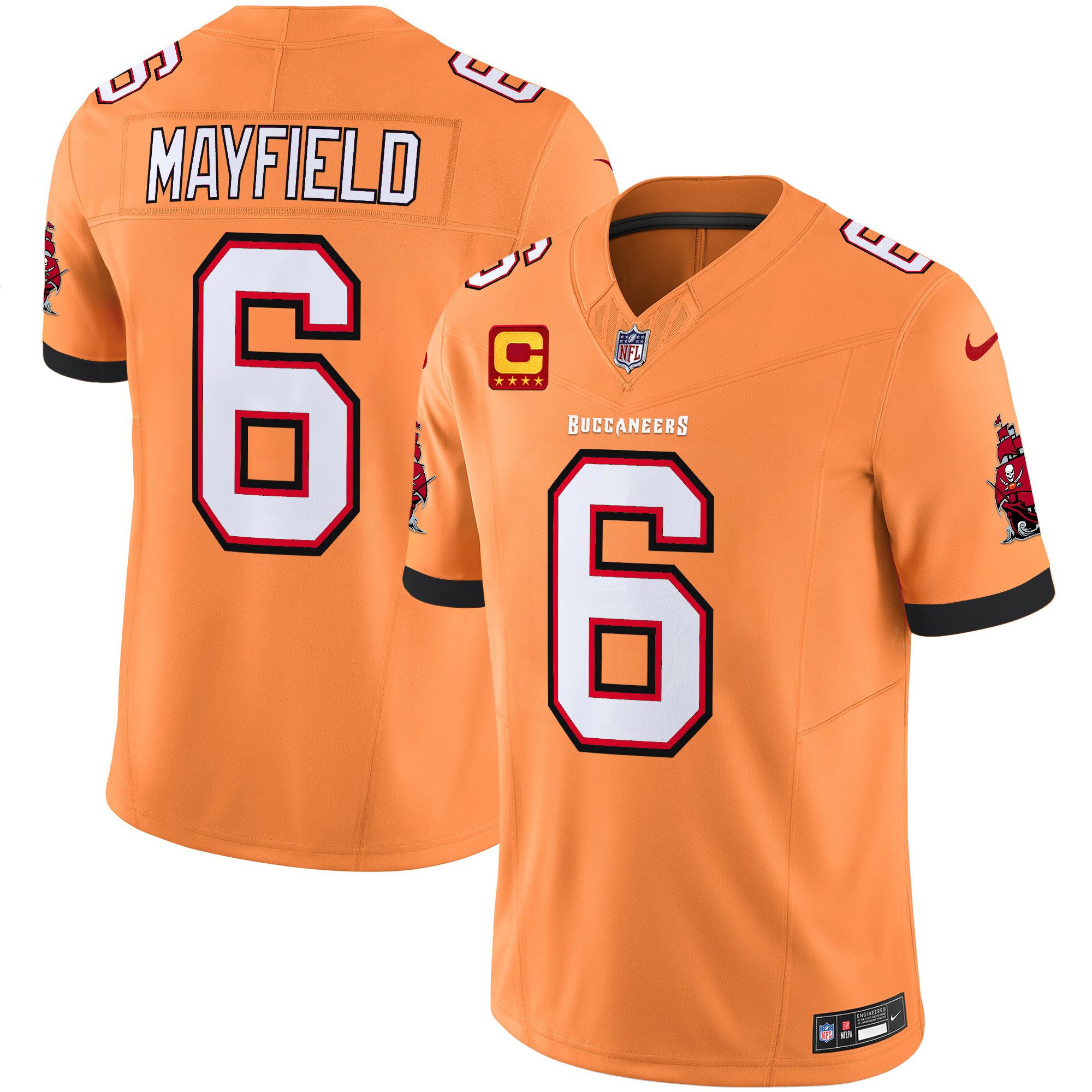 Men’s Tampa Bay Buccaneers Throwback Vapor Limited Jersey V3 – All Stitched