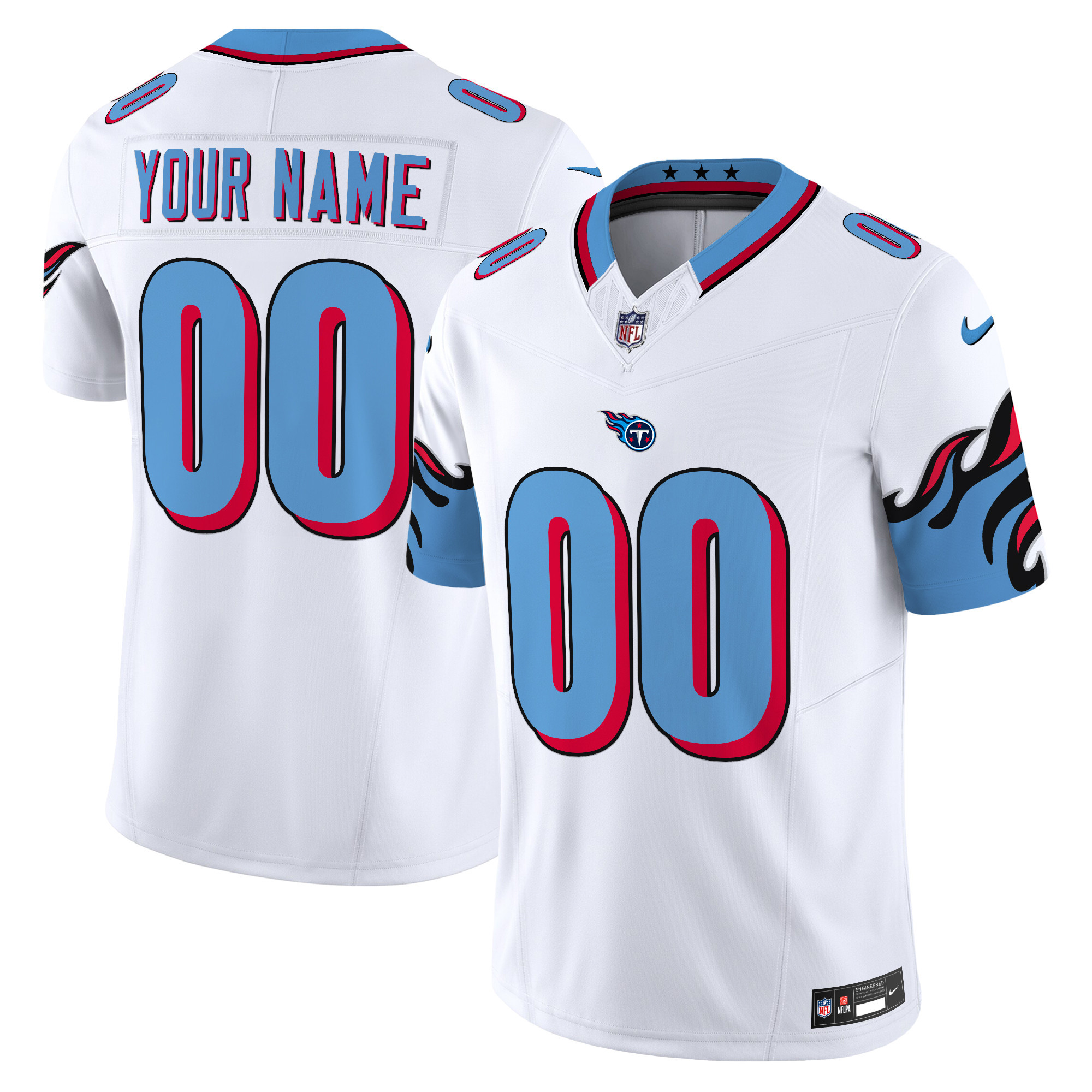 Tennessee Titans Special Vapor Limited Custom Jersey – All Stitched