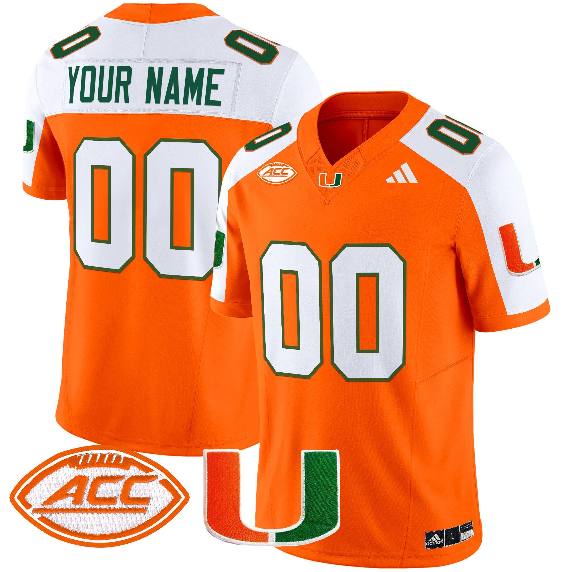 Miami Hurricanes 2024 Vapor Limited Custom Jersey – All Stitched
