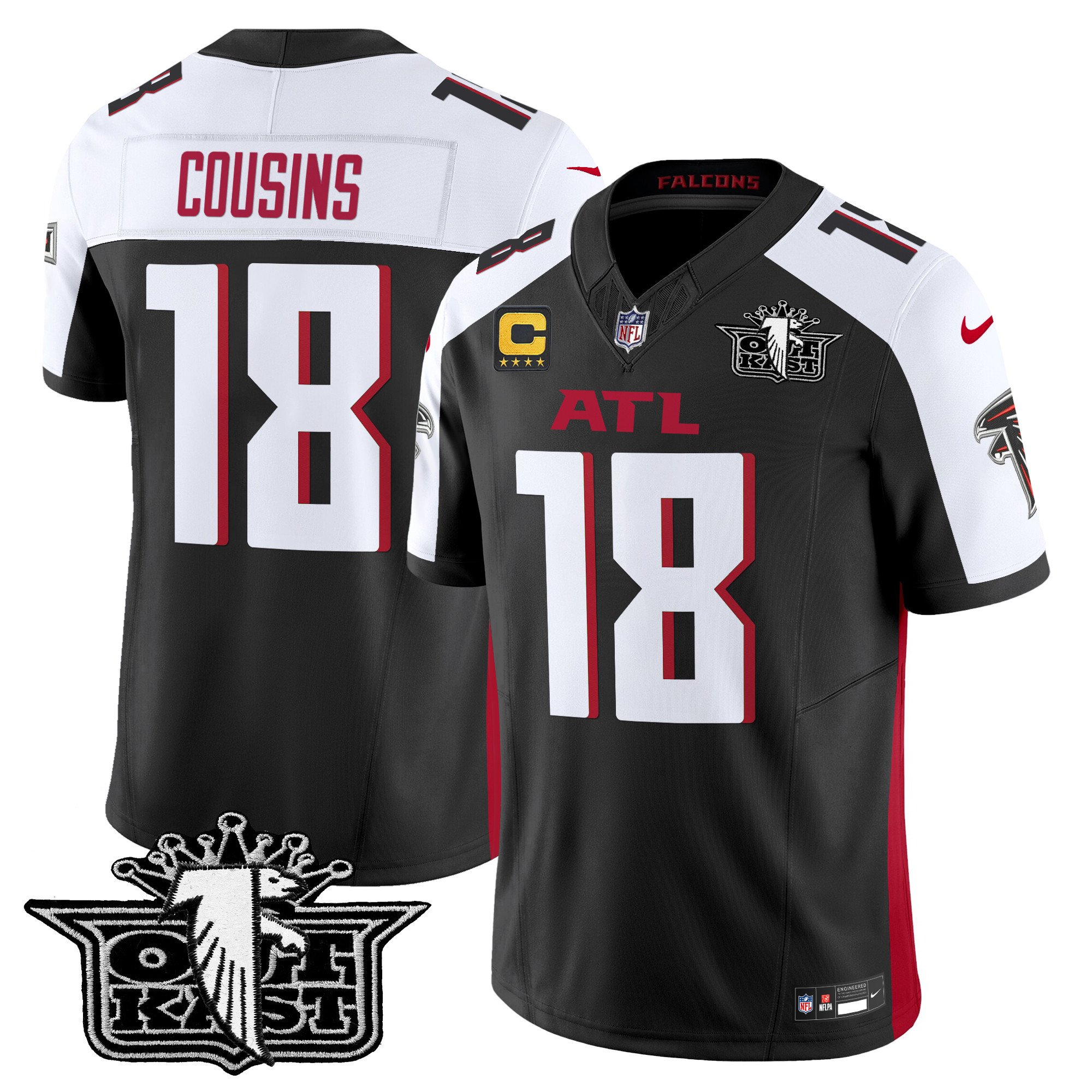 Men’s Outkast x Atlanta Falcons 2024 Vapor Limited Jersey V2 – All Stitched