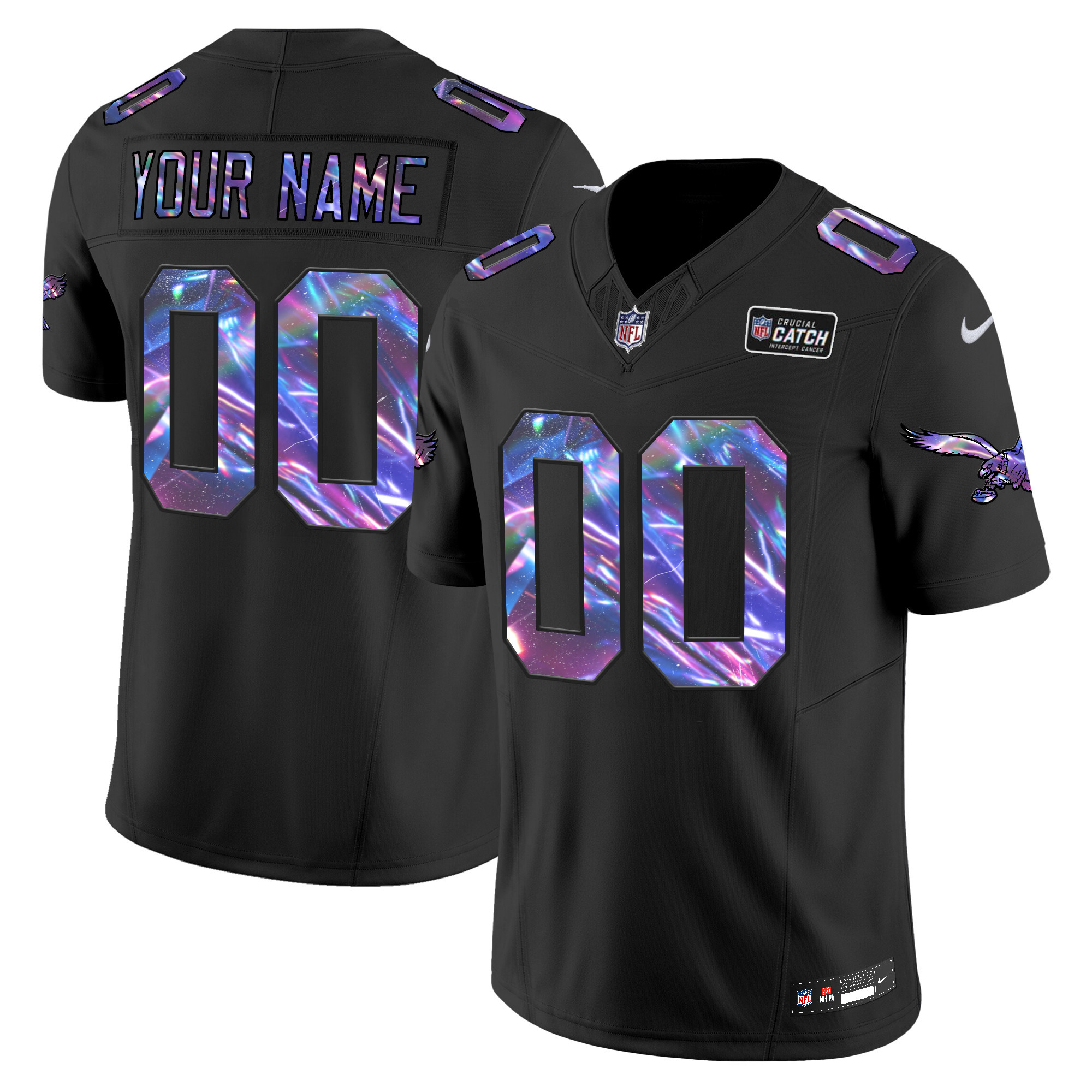 Eagles 2024 Crucial Catch Vapor Limited Custom Jersey – All Stitched