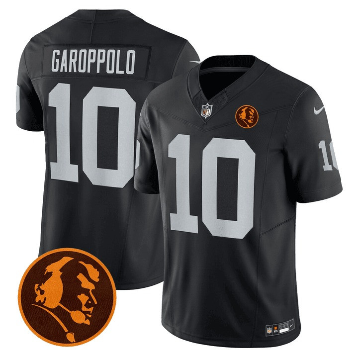 Men’s Las Vegas Raiders John Madden Honoring Patch Vapor Jersey – All Stitched