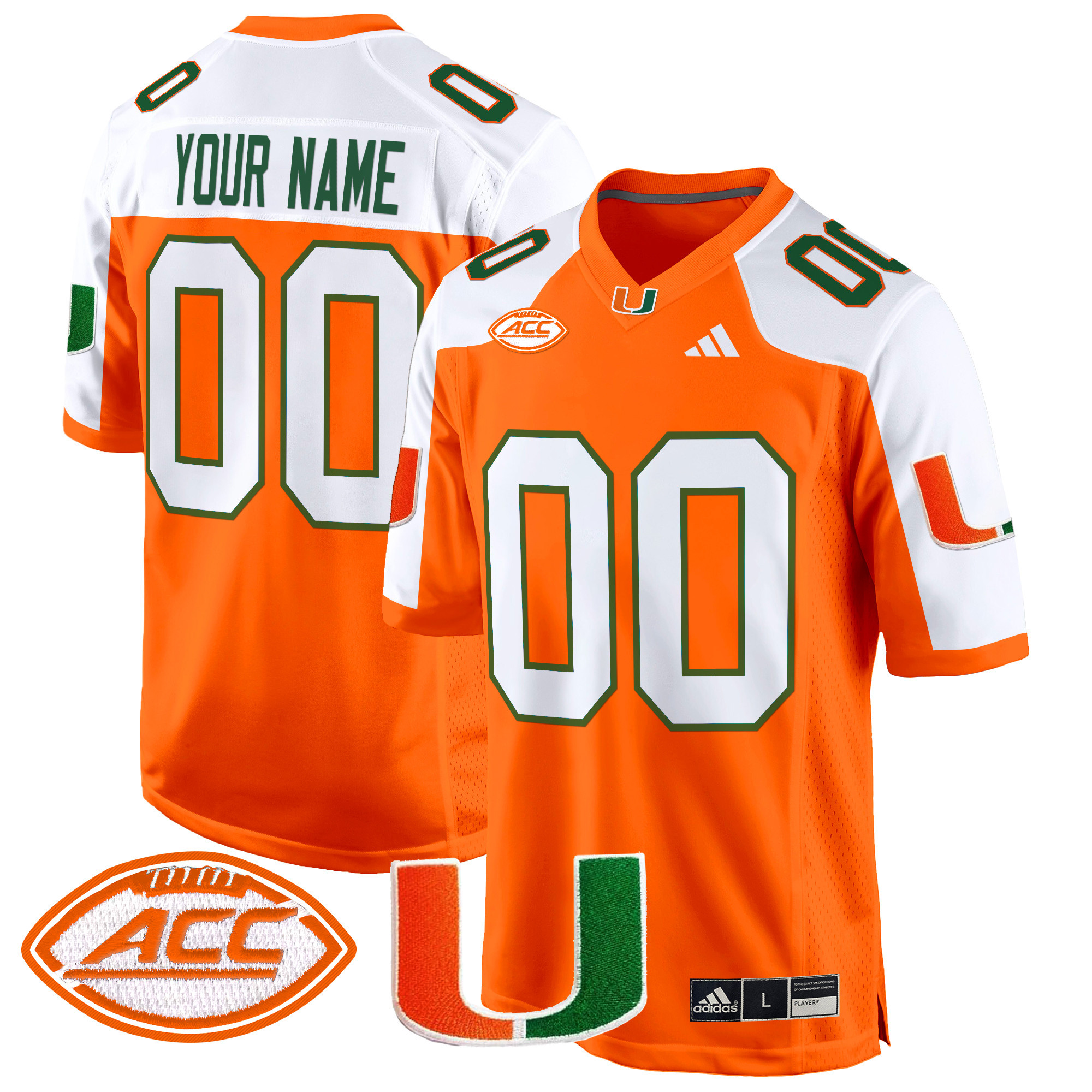 Miami Hurricanes 2024 Game Custom Jersey – All Stitched