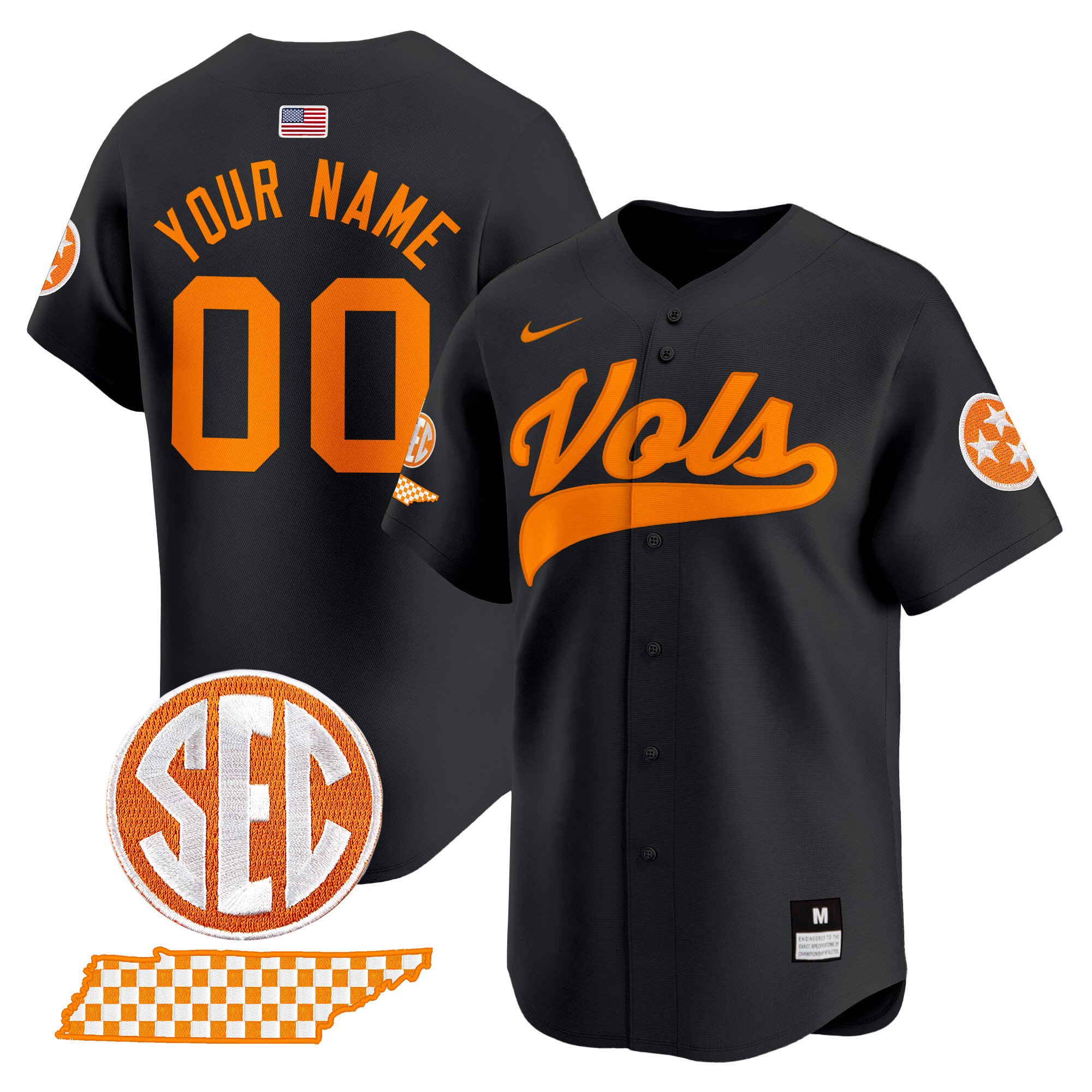 Tennessee Volunteers 2024 Vapor Premier Limited Baseball Custom Jersey – All Stitched