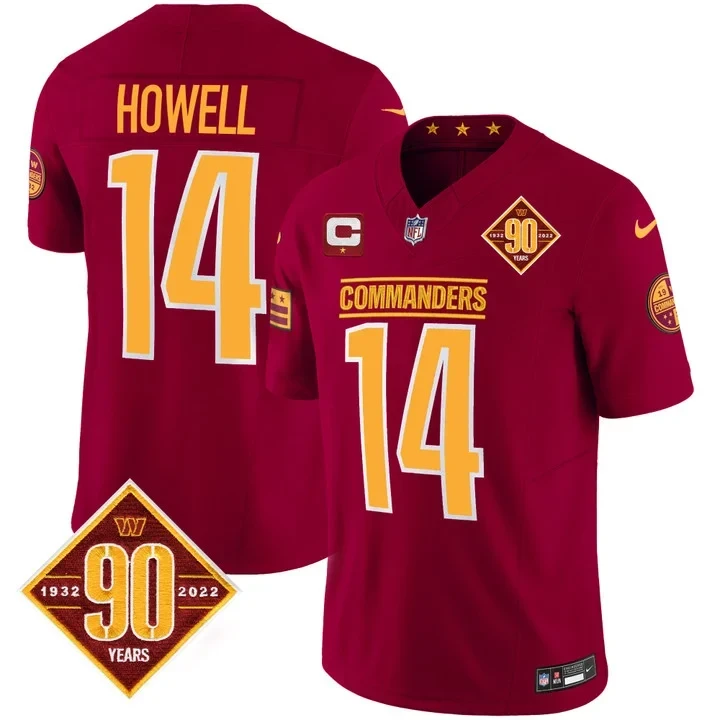 Sam Howell Washington Commanders Burgundy Jersey – All Stitched