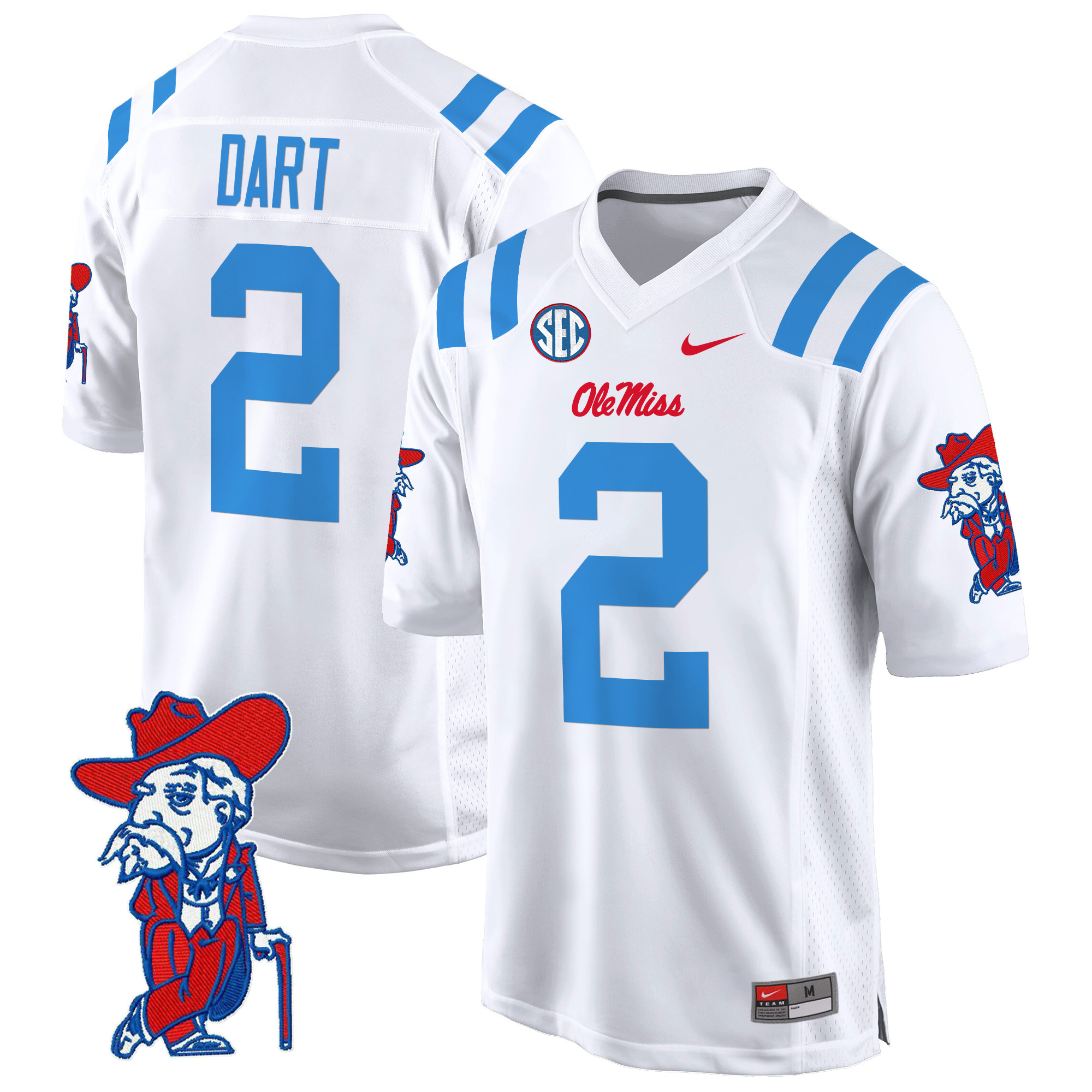 Men’s Ole Miss Rebels 2024 Game Jersey – All Stitched