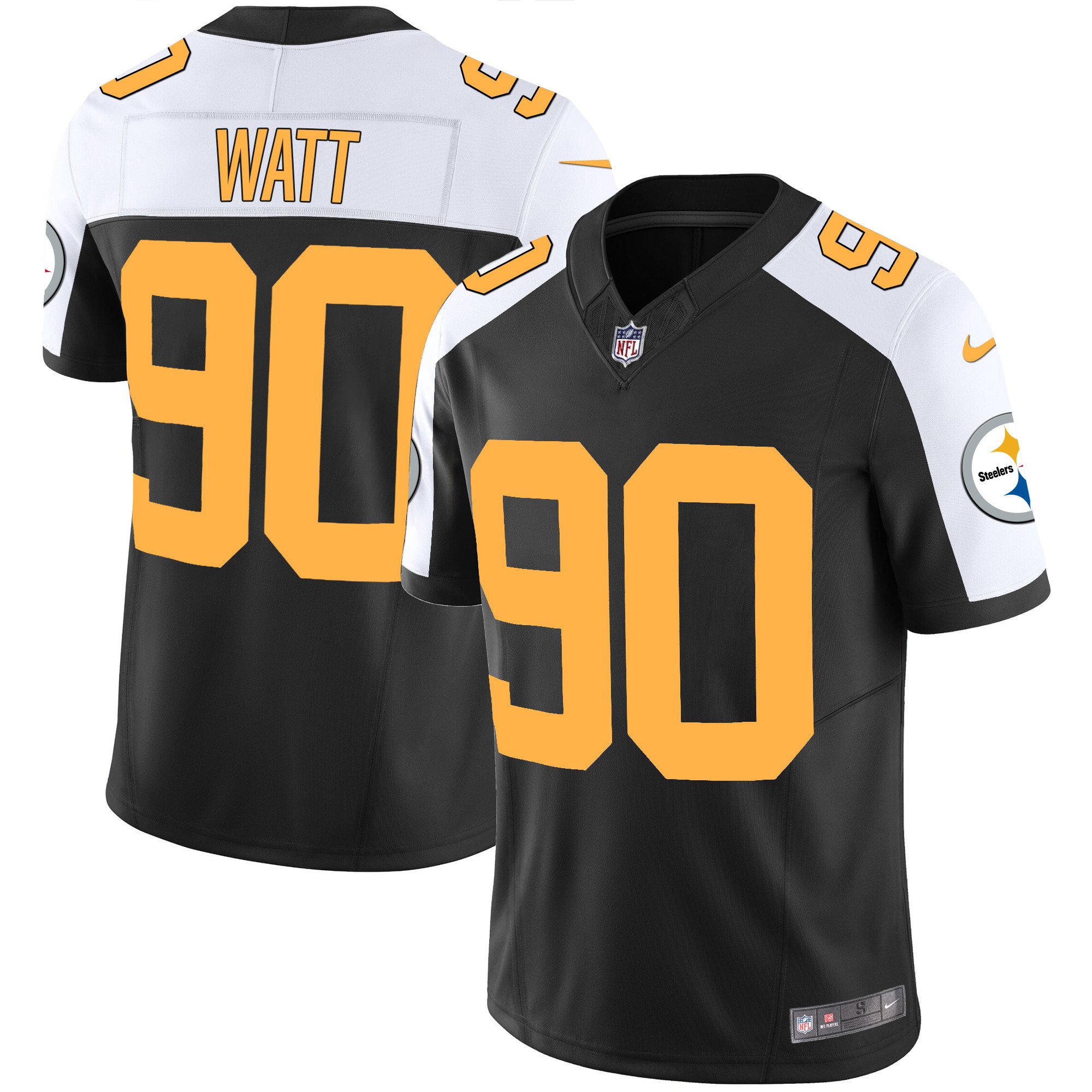 Men’s Pittsburgh Steelers Vapor Limited Jersey V2 – All Stitched