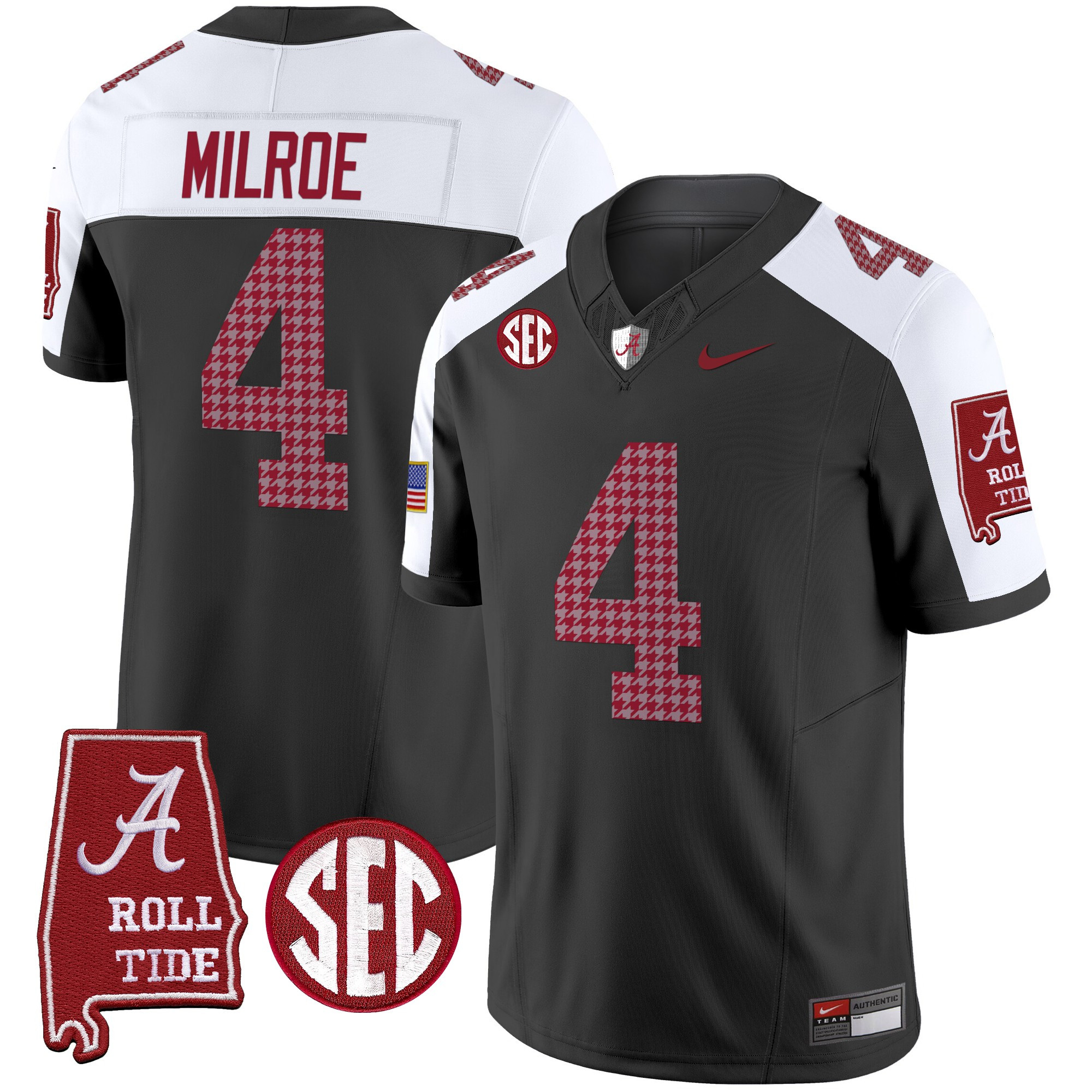 Men’s Alabama Crimson Tide Pro Combat Vapor Limited Jersey – All Stitched