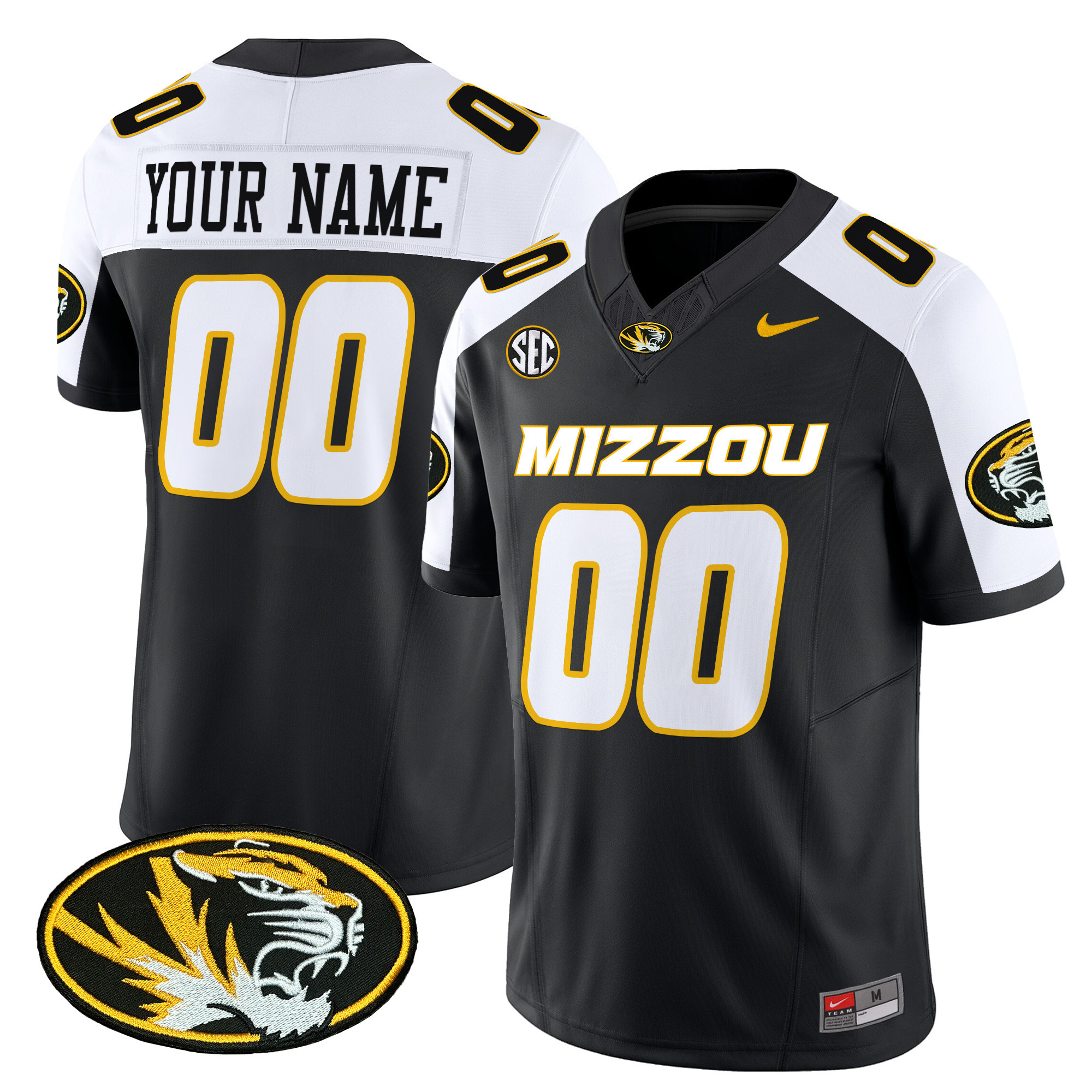 Missouri Tigers Vapor Limited Custom Jersey – All Stitched