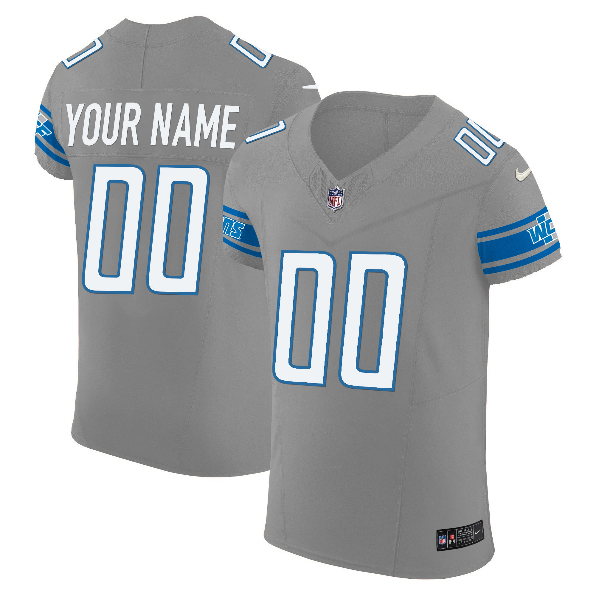 Detroit Lions Vapor Elite Custom Jersey – All Stitched