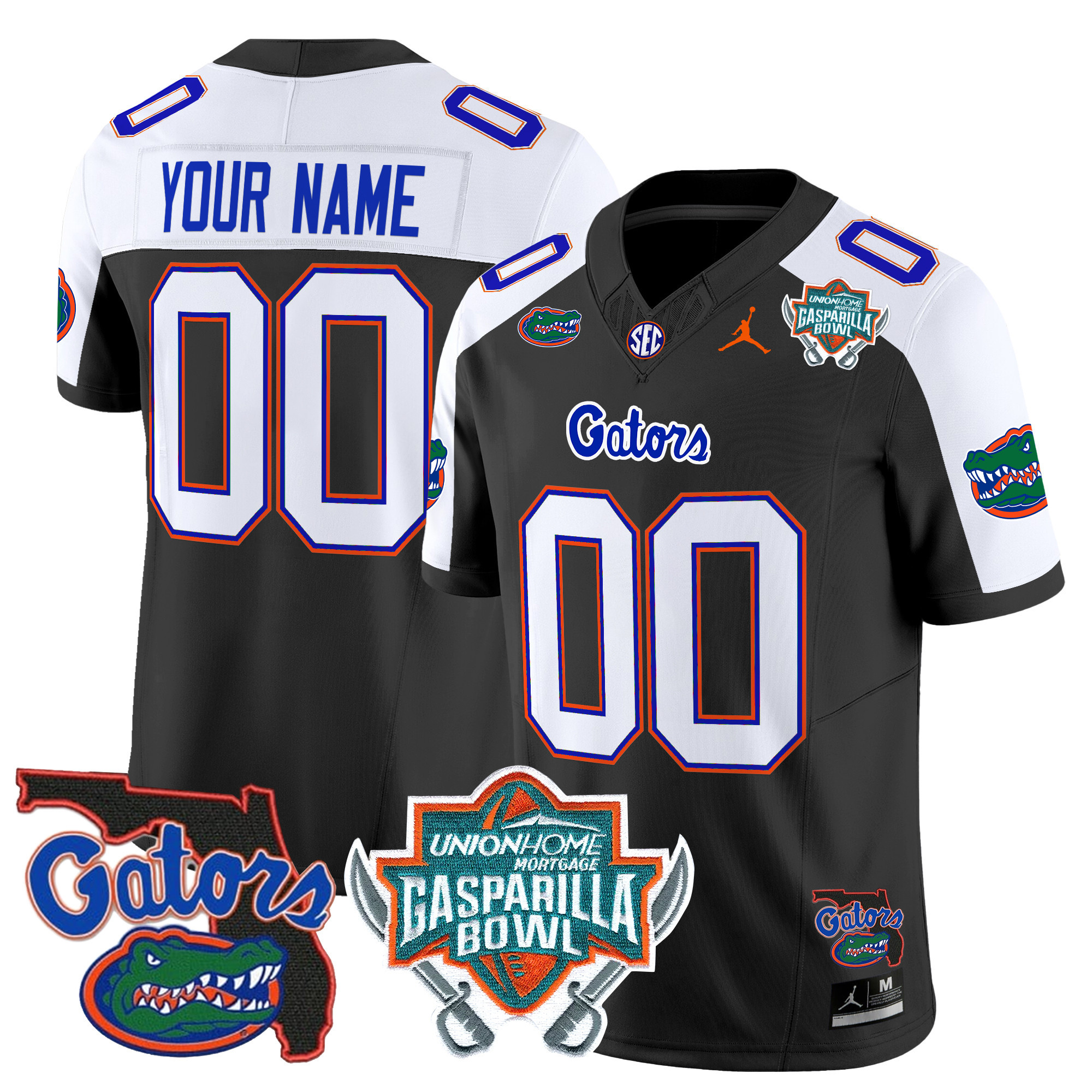 Florida Gators 2024 Gasparilla Bowl Patch Vapor Limited Custom Jersey – All Stitched