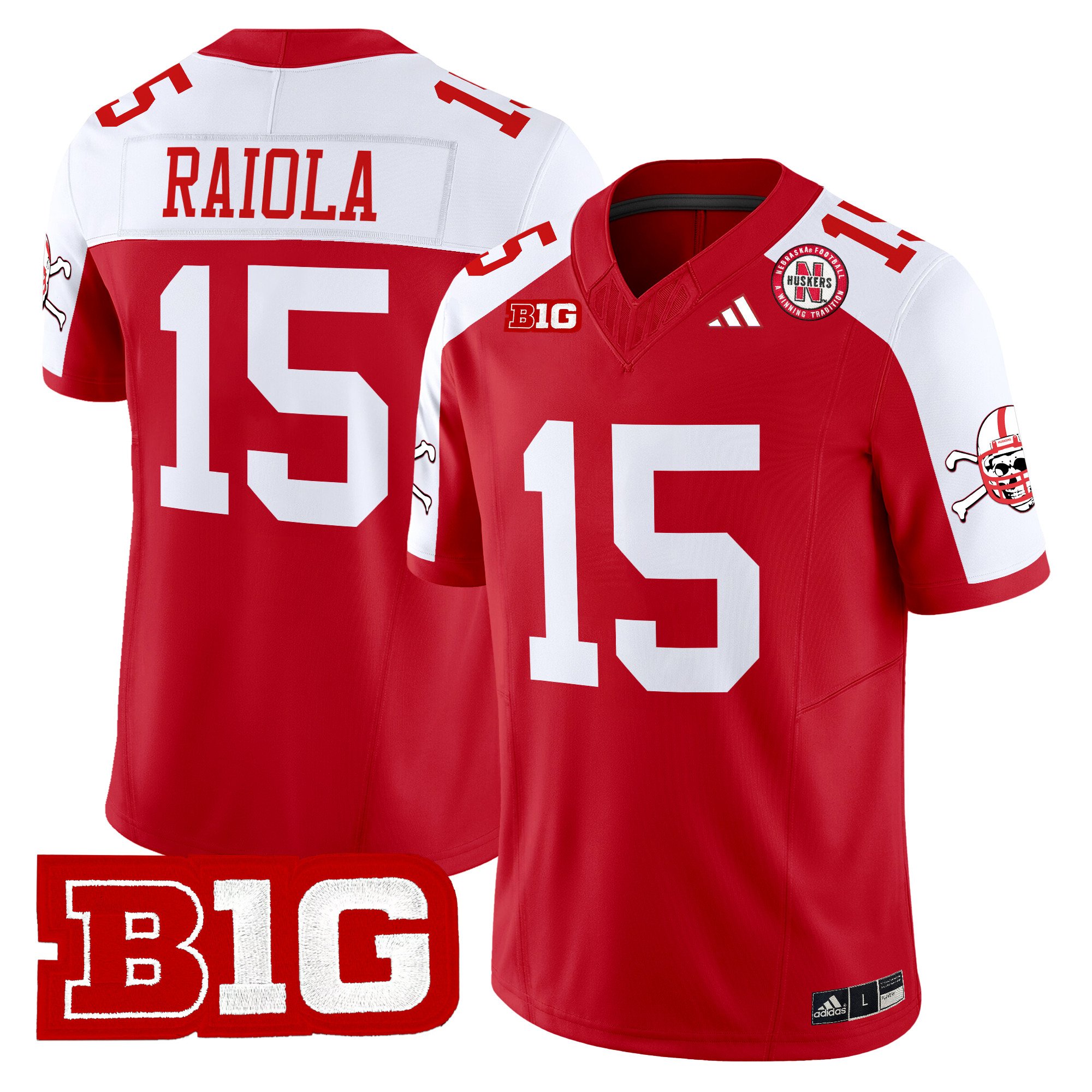 Men’s Nebraska Cornhuskers 2024 Vapor Limited Jersey V2 – All Stitched