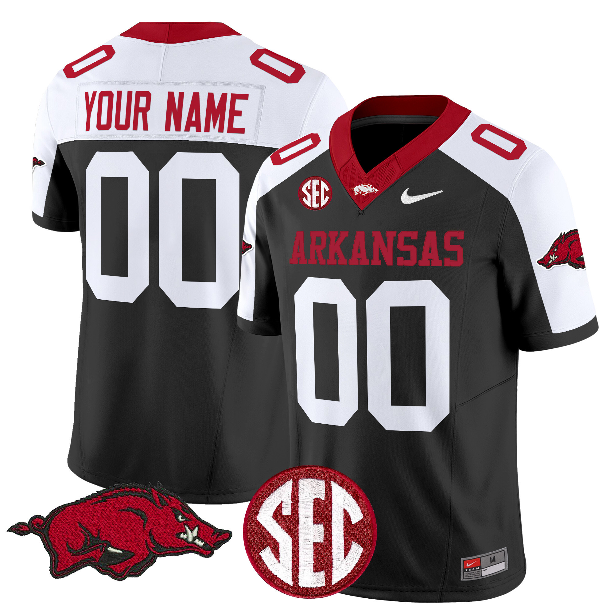 Arkansas Razorbacks Vapor Limited Custom Jersey – All Stitched