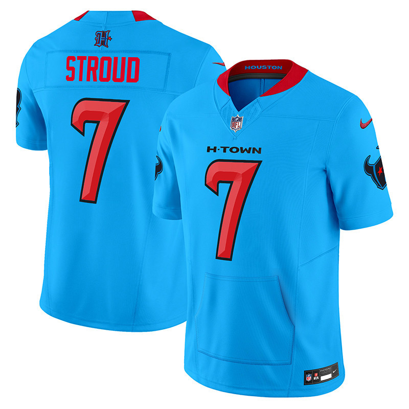 Men’s Houston Texans 2024 Vapor Hand Warmer Jersey – All Stitched