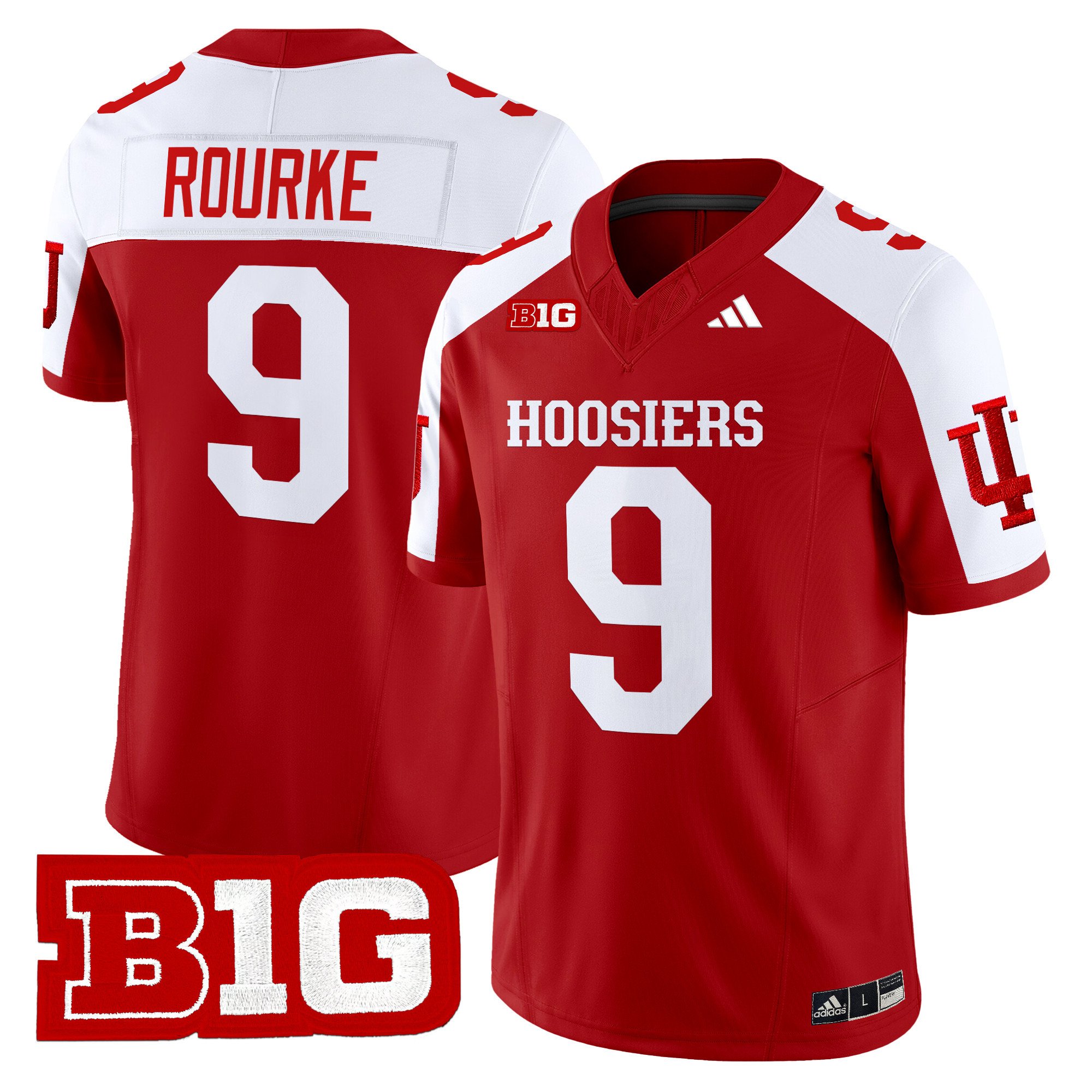 Youth’s Indiana Hoosiers 2024 Vapor Limited Jersey – All Stitched