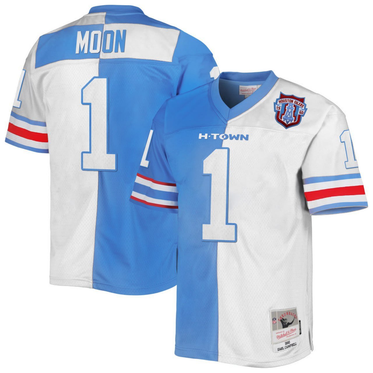 Tennessee Titans Split Customized Vapor Jersey – All Stitched
