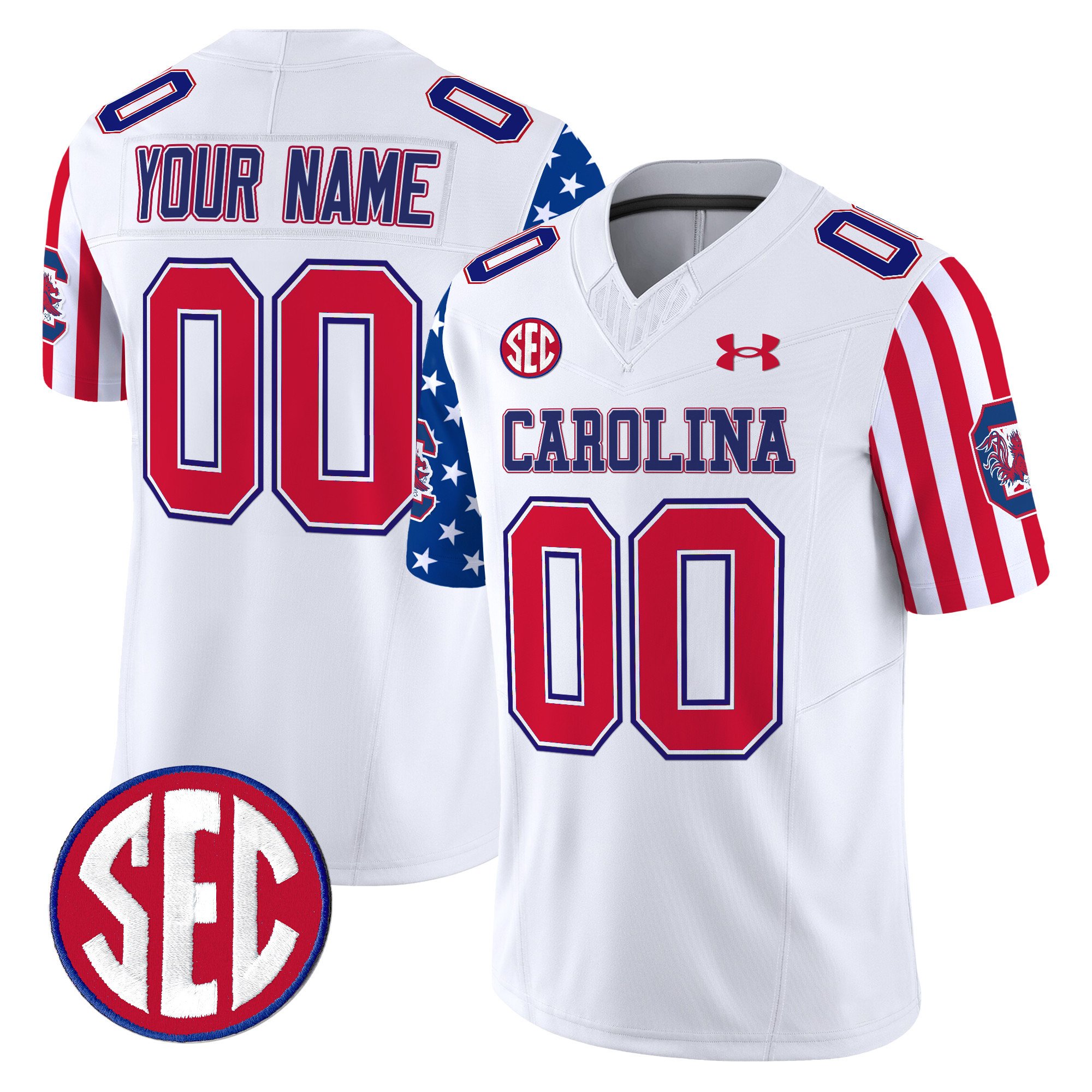South Carolina Gamecocks American Style Vapor Limited Custom Jersey – All Stitched