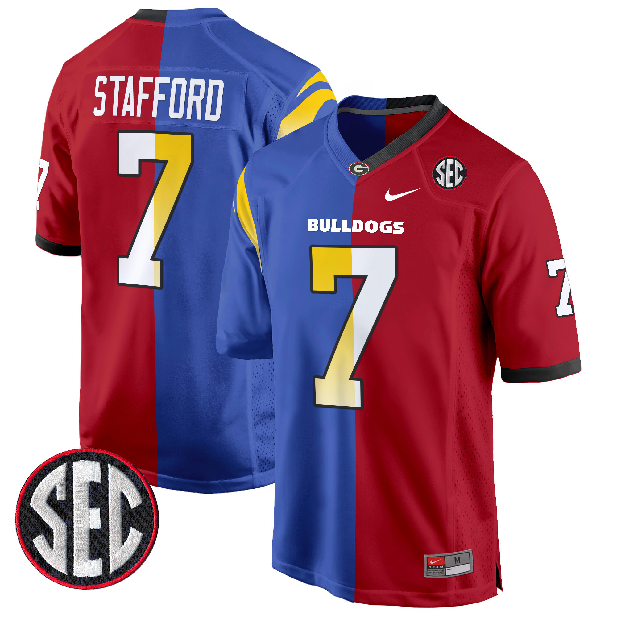Georgia Bulldogs Split Game Jersey – All Stitched