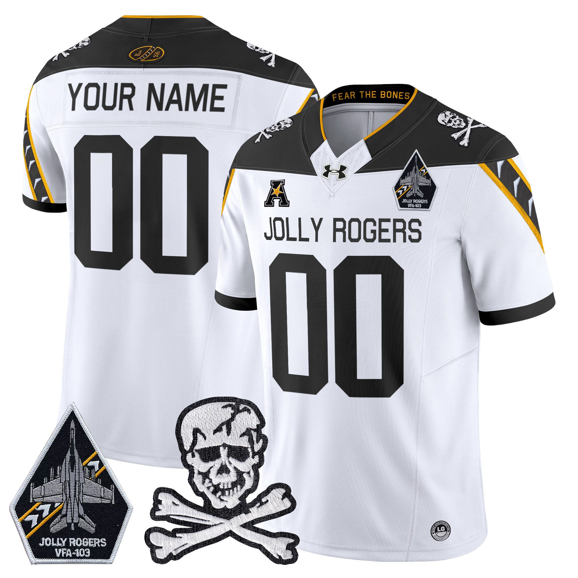 Navy Midshipmen 2024 Vapor Limited Custom Jersey V5 – All Stitched