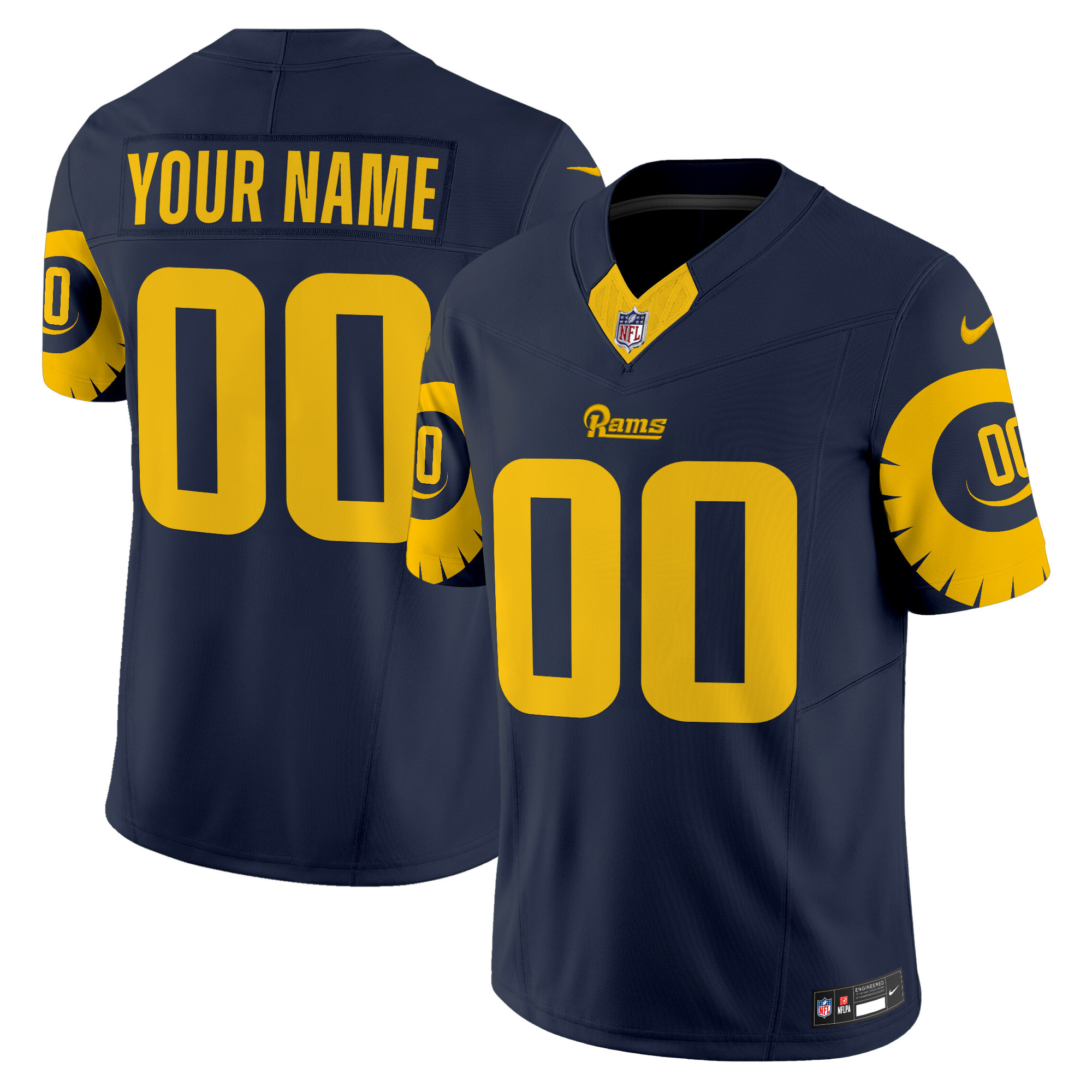 Los Angeles Rams Special Vapor Limited Custom Jersey – All Stitched