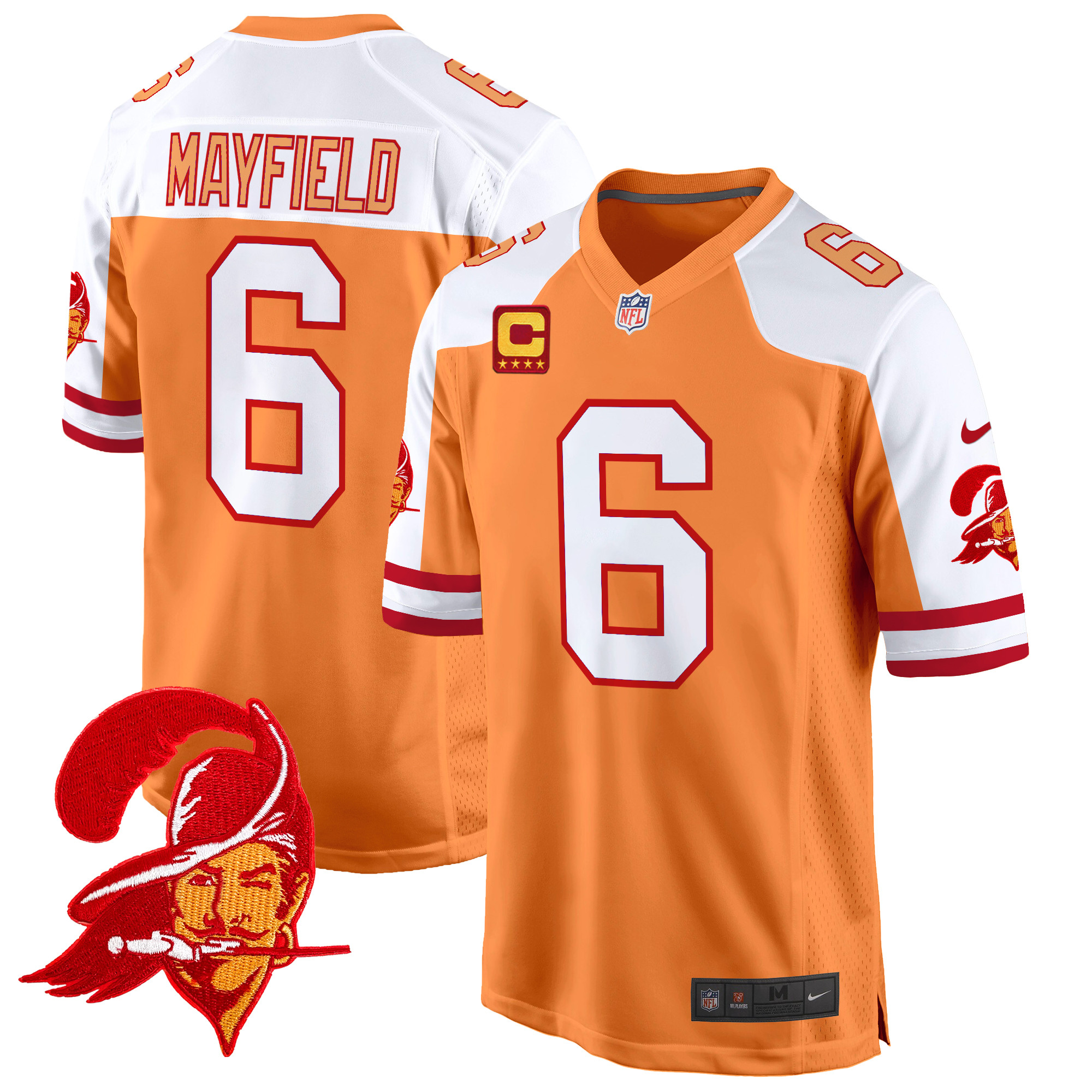 Men’s Tampa Bay Tampa Bay Buccaneers Throwback Game Jersey – All Stitched