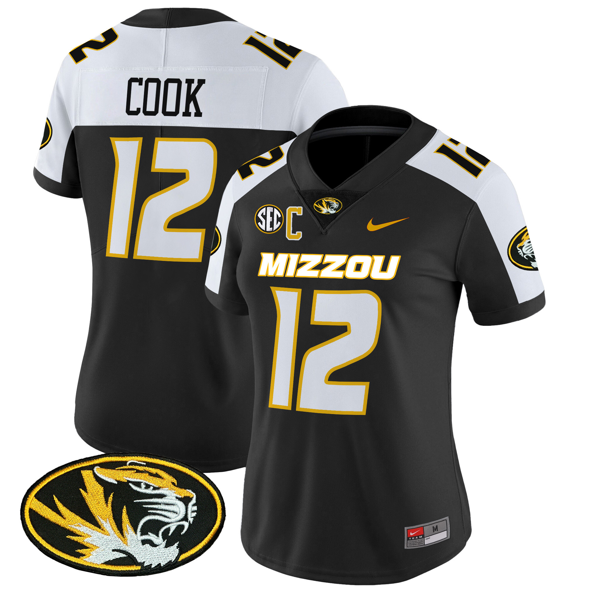 Women’s Missouri Tigers Vapor Limited Jersey – All Stitched