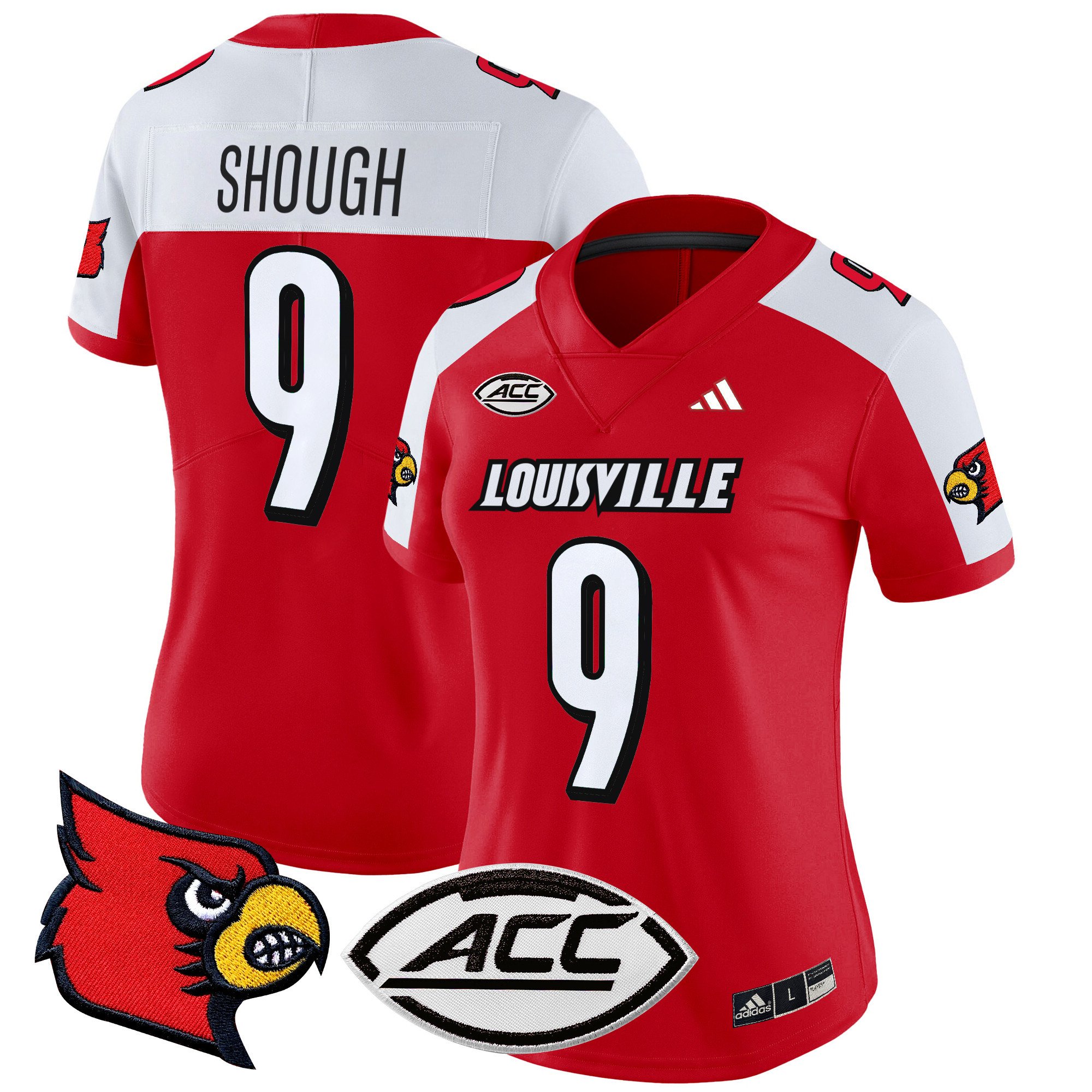 Women’s Louisville Cardinals 2024 Vapor Limited Jersey – All Stitched