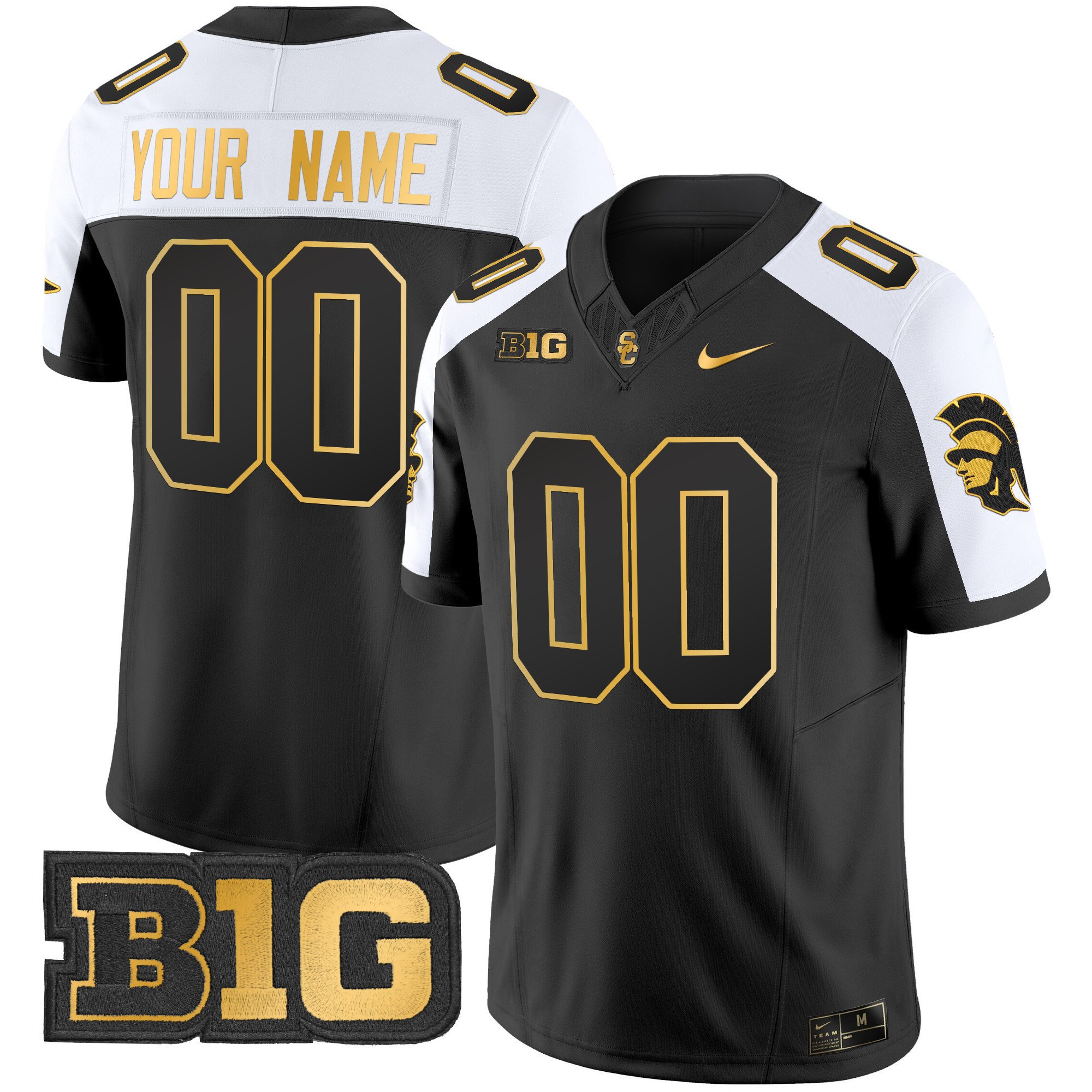 USC Trojans 2024 Gold Vapor Limited Custom Jersey – All stitched