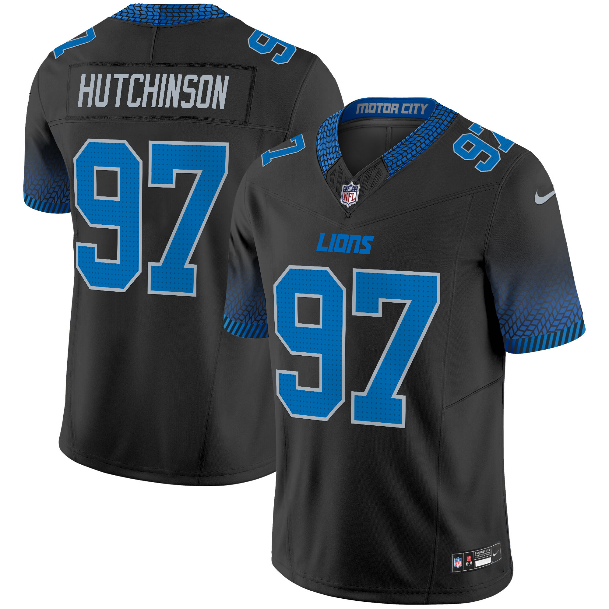 Detroit Lions 2024 Motor City Vapor Limited Jersey – All Stitched