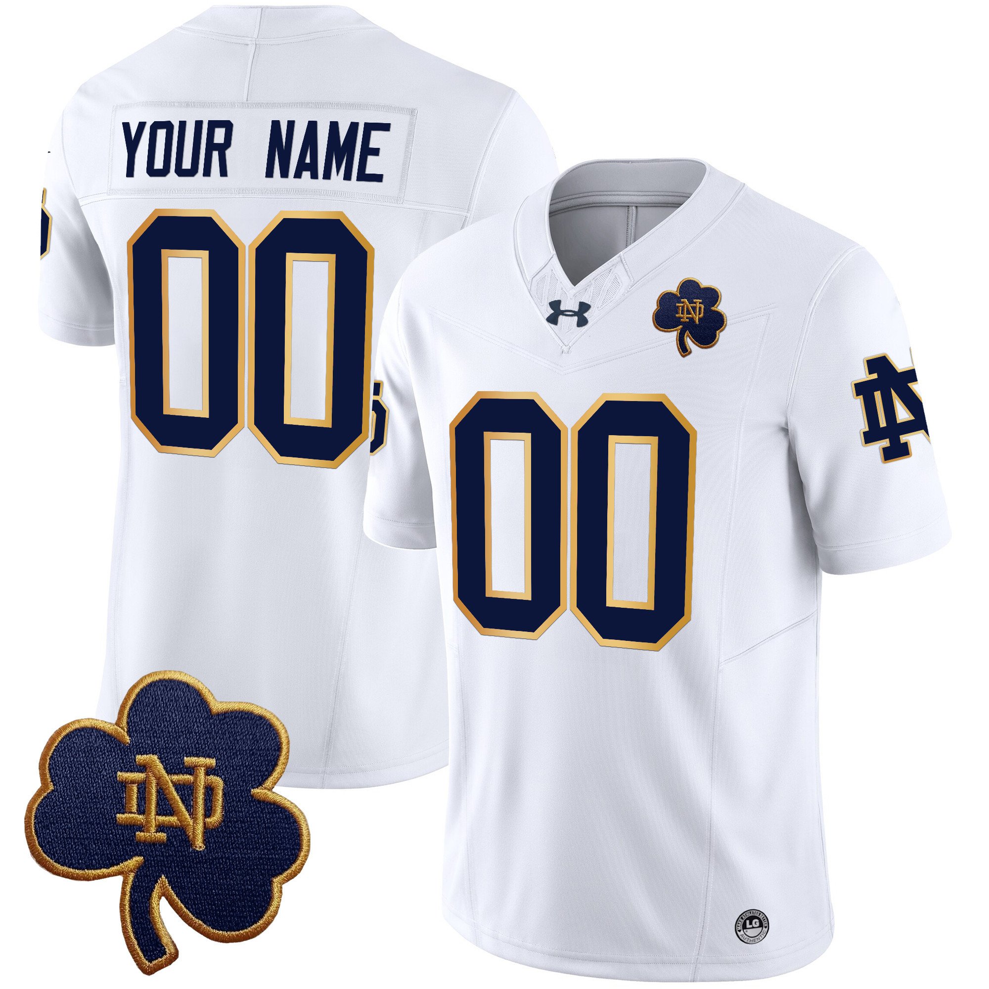 Notre Dame Fighting Irish 2024 Vapor Limited Custom Jersey V3 – All Stitched