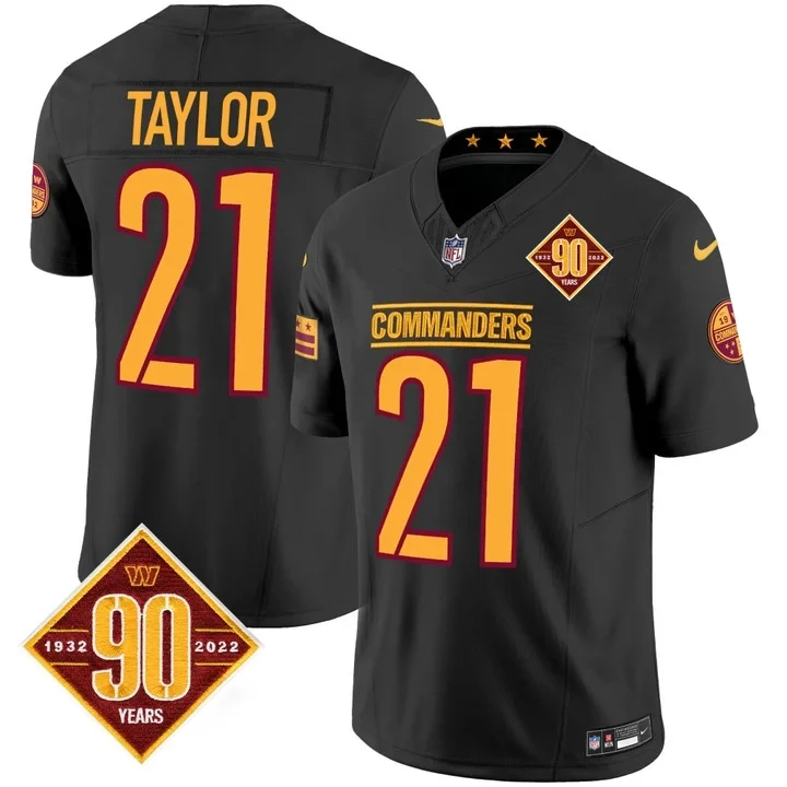 Sean Taylor Washington Commanders Black Jersey – All Stitched