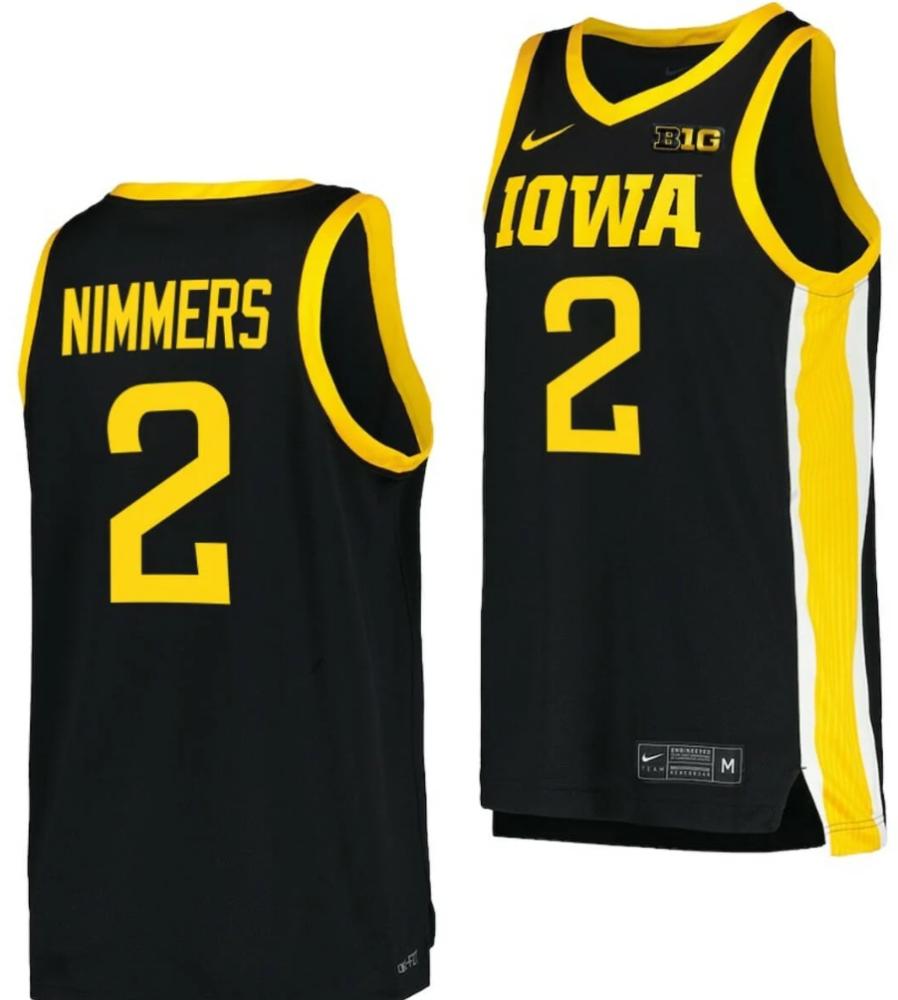 Ahron Ulis Jersey Iowa Hawkeyes College Basketball Black Swingman 4