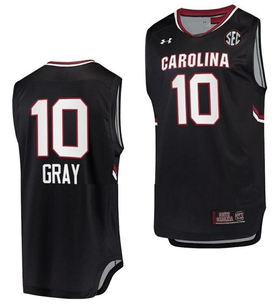 Allisha Gray Jersey South Carolina Gamecocks Jersey College Basketball Black 10